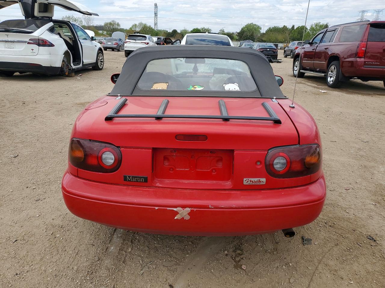 1997 Mazda Mx-5 Miata Red vin: JM1NA3537V0729403