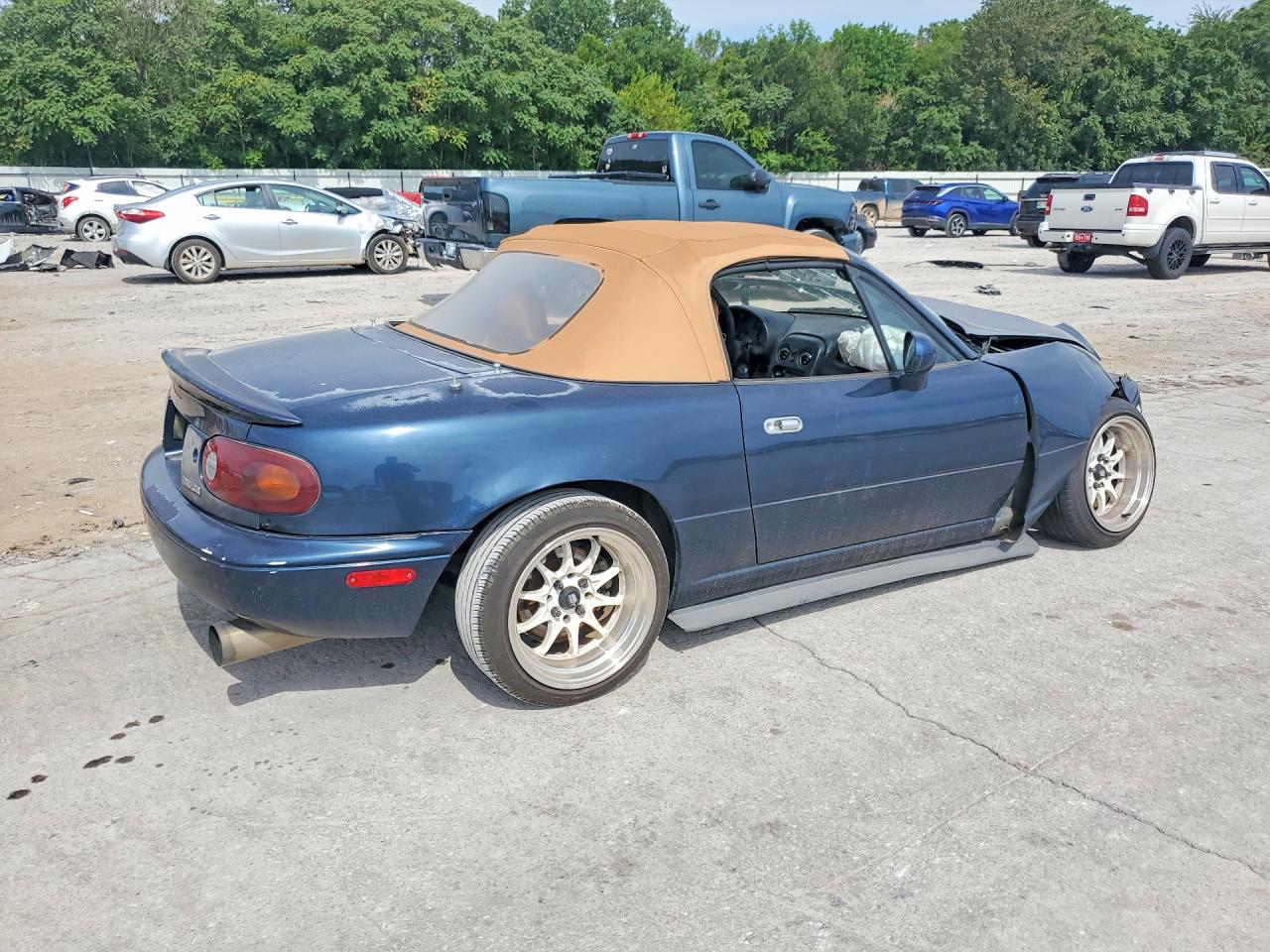 1997 Mazda Mx-5 Miata Blue vin: JM1NA3537V0738103