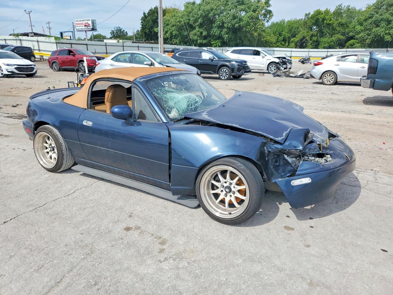 1997 Mazda Mx-5 Miata Blue vin: JM1NA3537V0738103