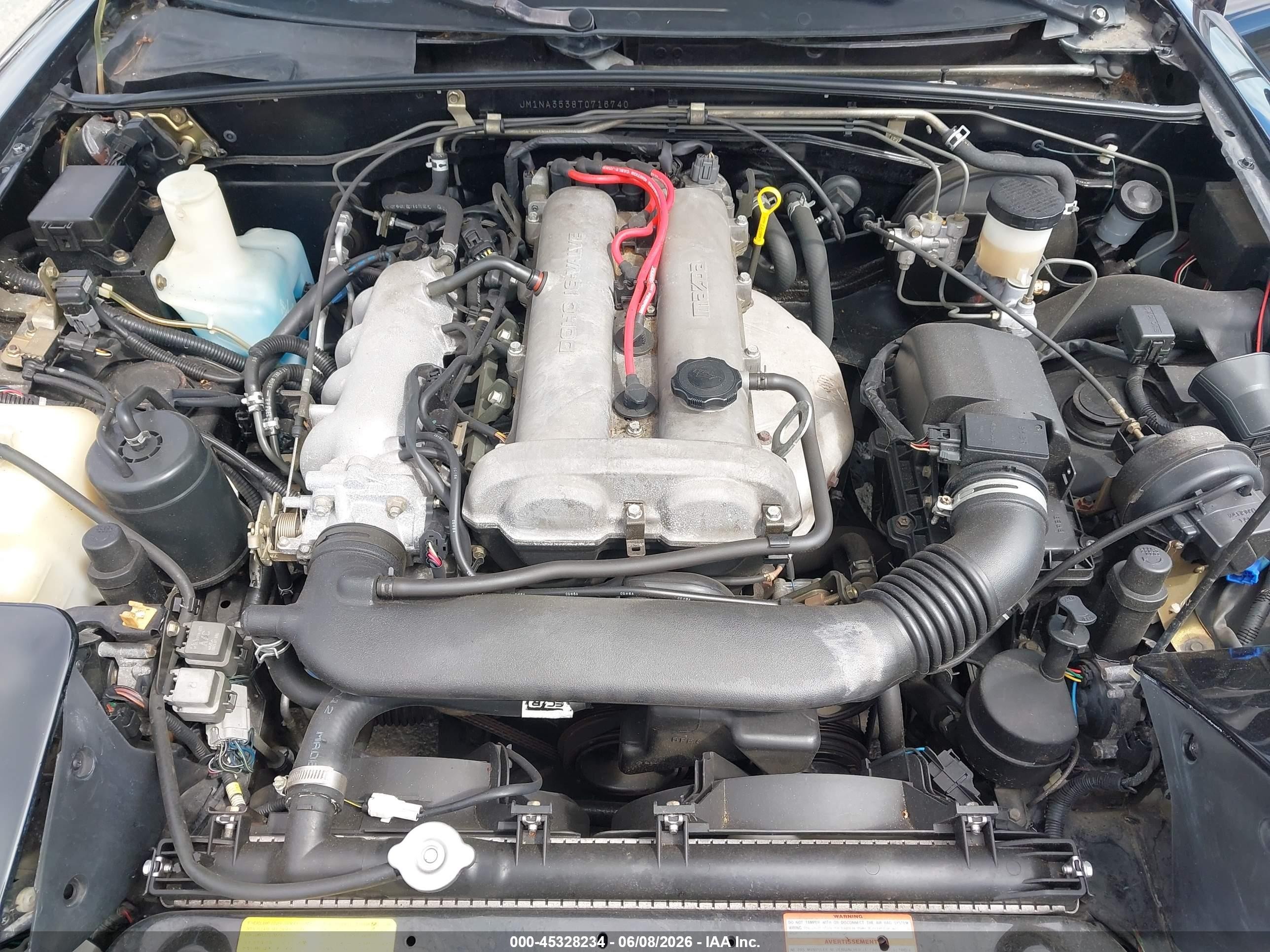 1996 Mazda Mx-5 Miata   Черный vin: JM1NA3538T0716740