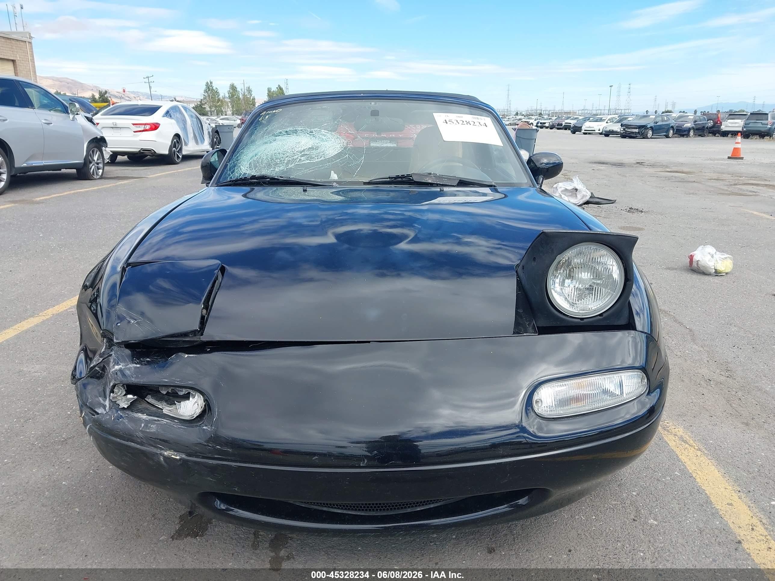 1996 Mazda Mx-5 Miata   Черный vin: JM1NA3538T0716740