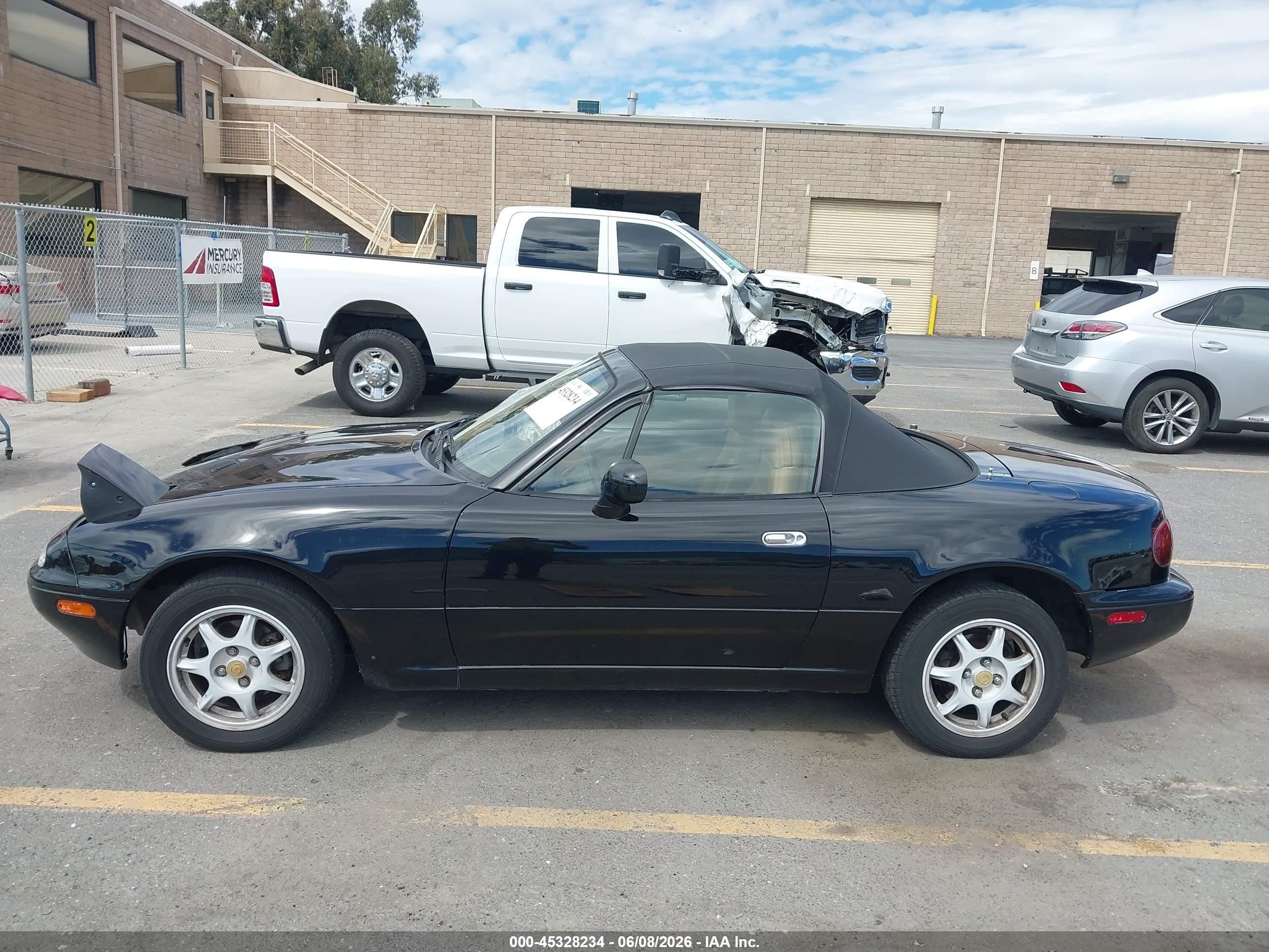 1996 Mazda Mx-5 Miata   Черный vin: JM1NA3538T0716740