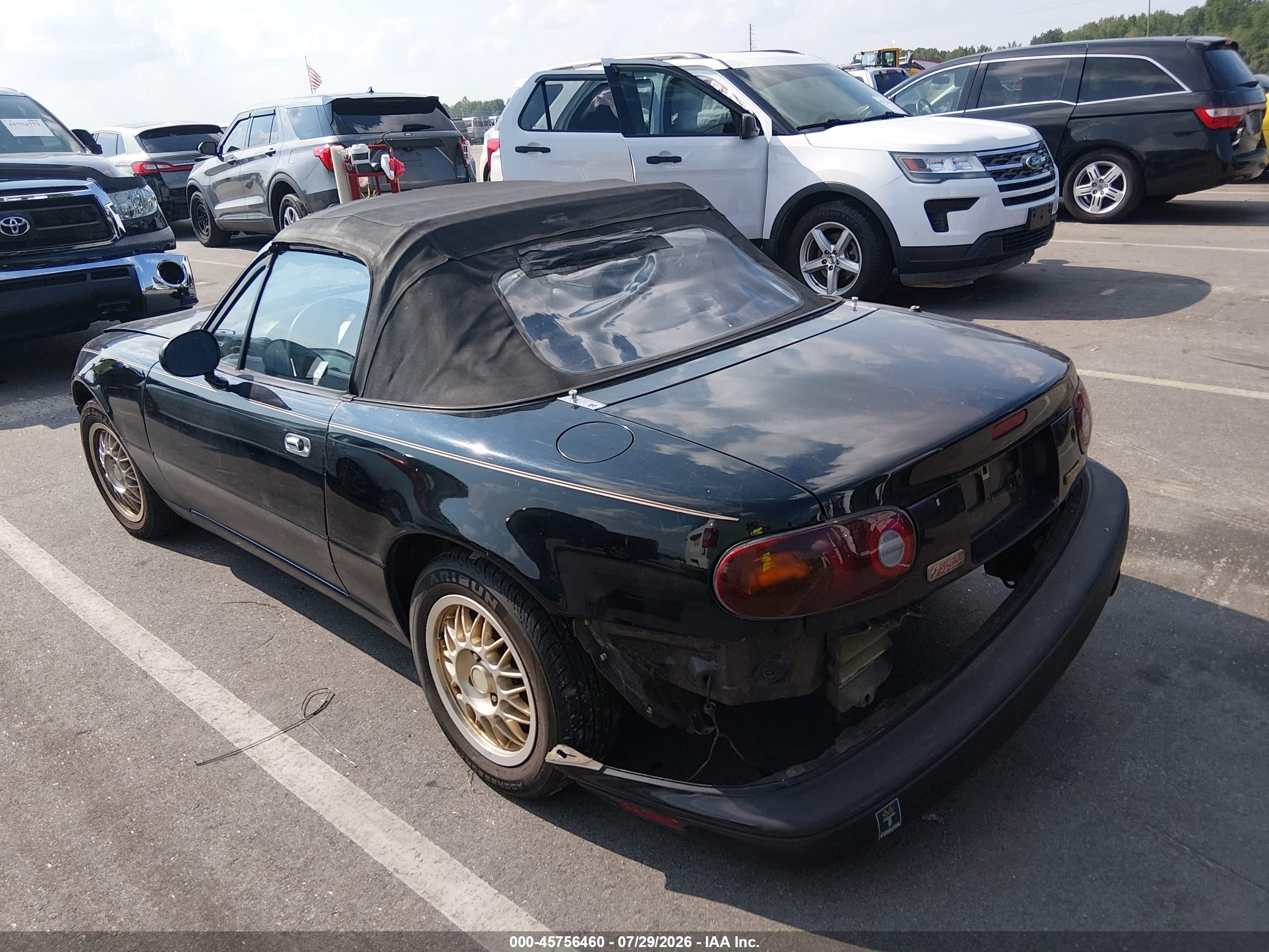 1997 Mazda Mx-5 Miata   Черный vin: JM1NA3538V0720130
