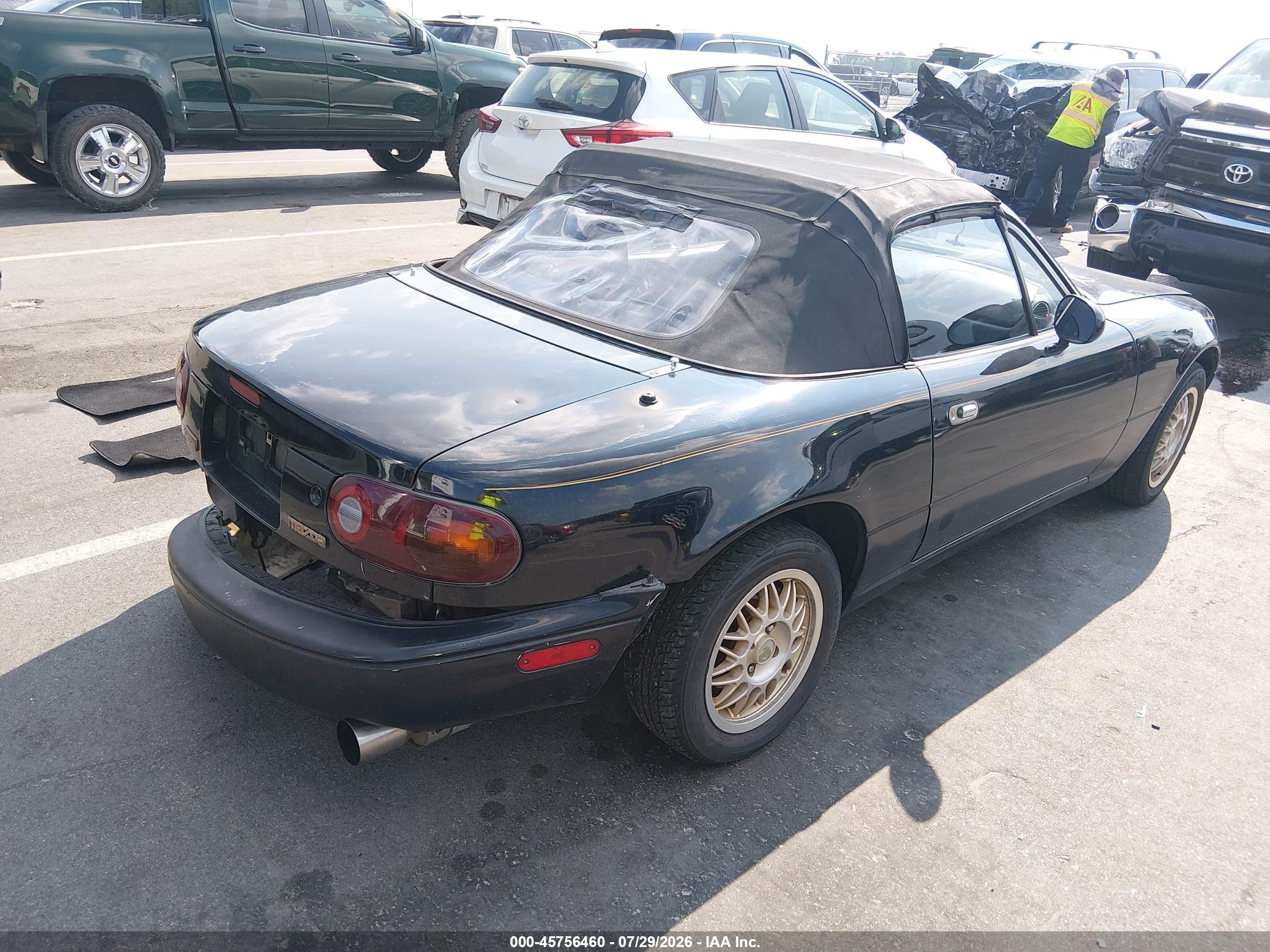 1997 Mazda Mx-5 Miata   Черный vin: JM1NA3538V0720130