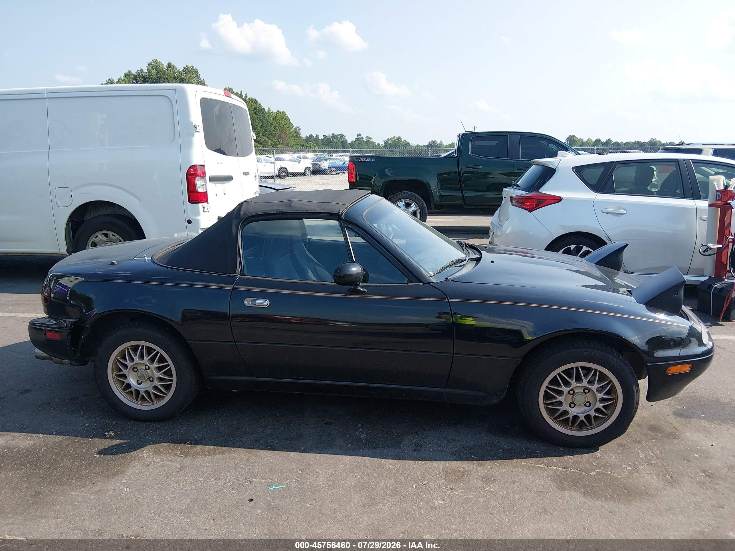 1997 Mazda Mx-5 Miata   Черный vin: JM1NA3538V0720130