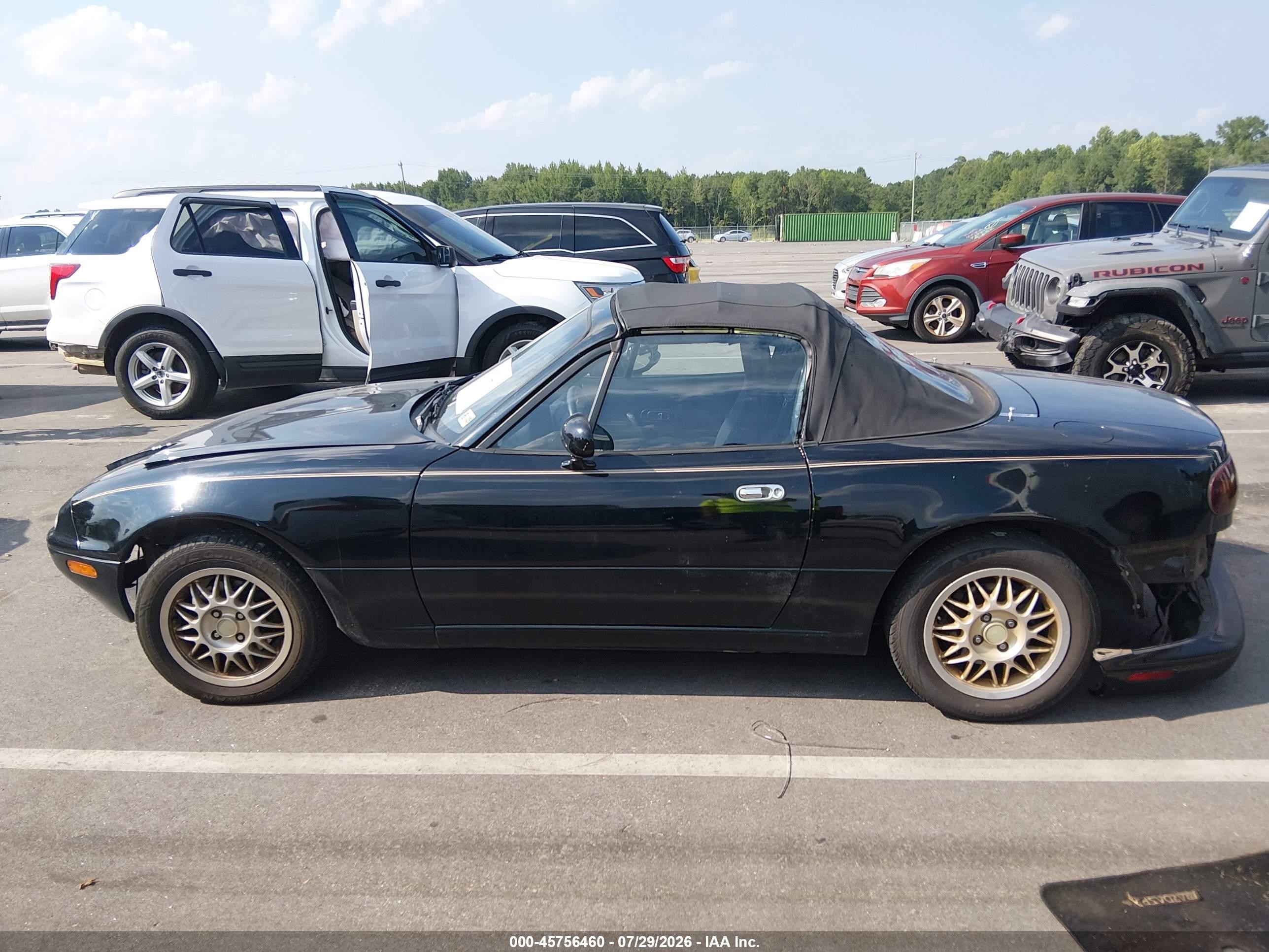 1997 Mazda Mx-5 Miata   Черный vin: JM1NA3538V0720130