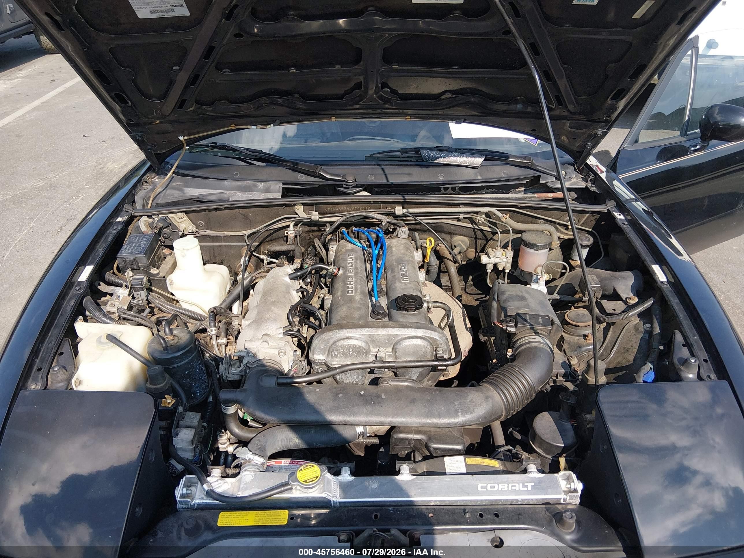 1997 Mazda Mx-5 Miata   Черный vin: JM1NA3538V0720130