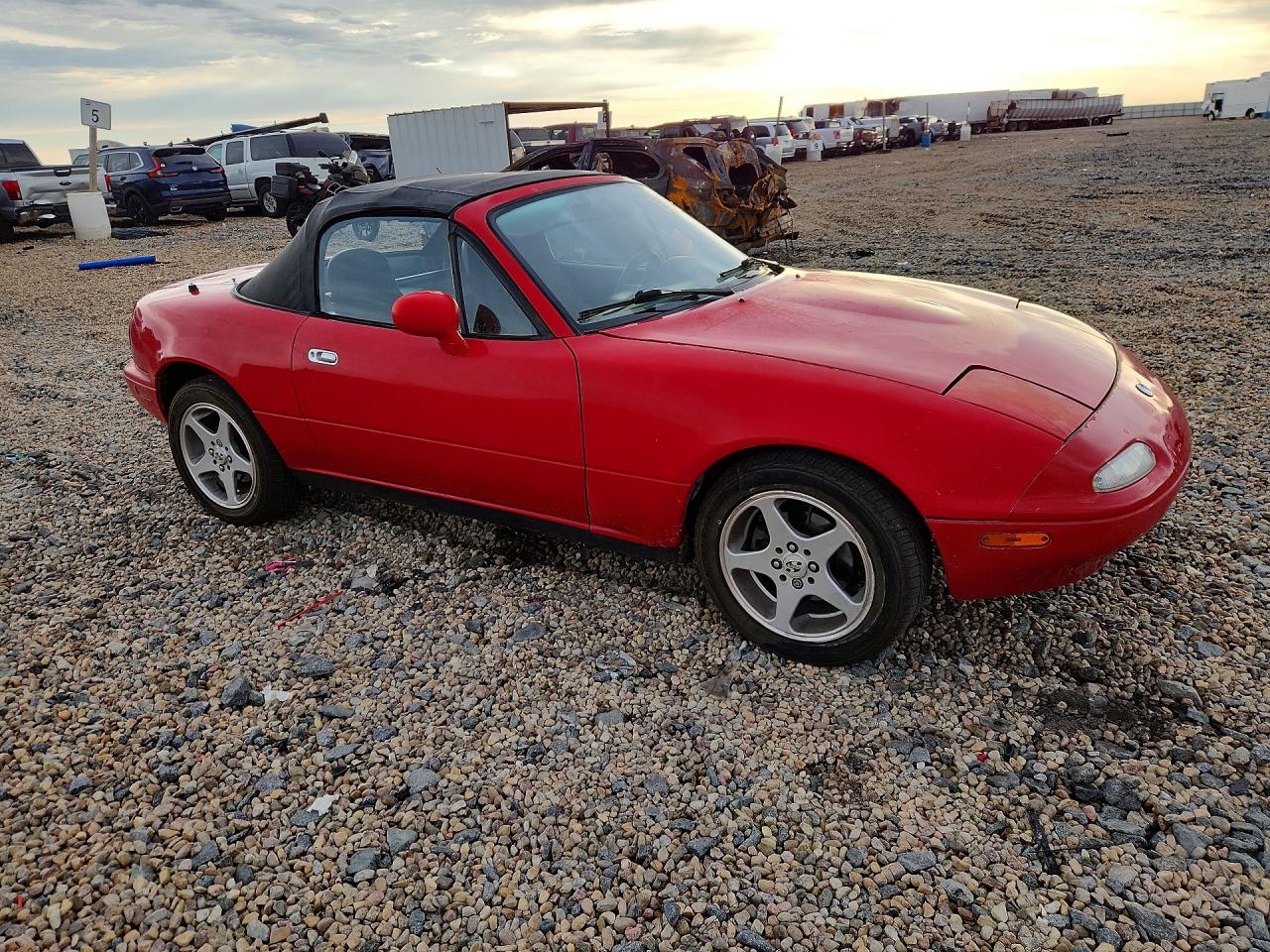 1995 Mazda Mx-5 Miata Red vin: JM1NA3539S0609033