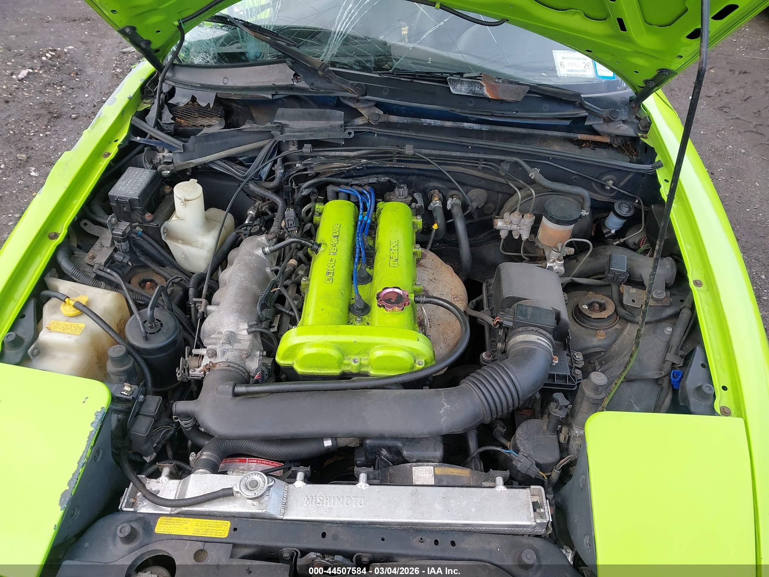 1996 Mazda Mx-5 Miata   Green vin: JM1NA3539T0702734