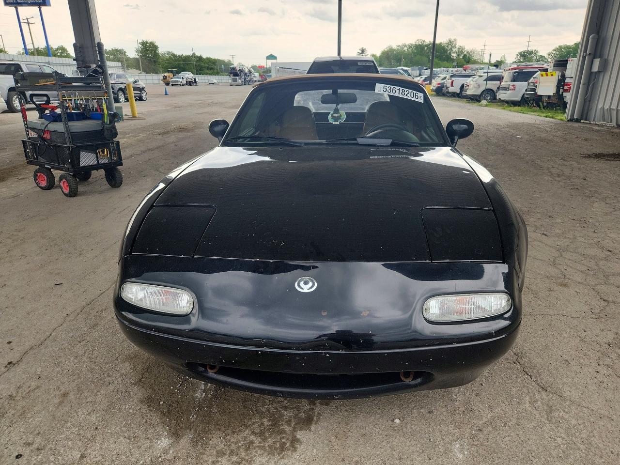 1996 Mazda Mx-5 Miata Black vin: JM1NA3539T0717945