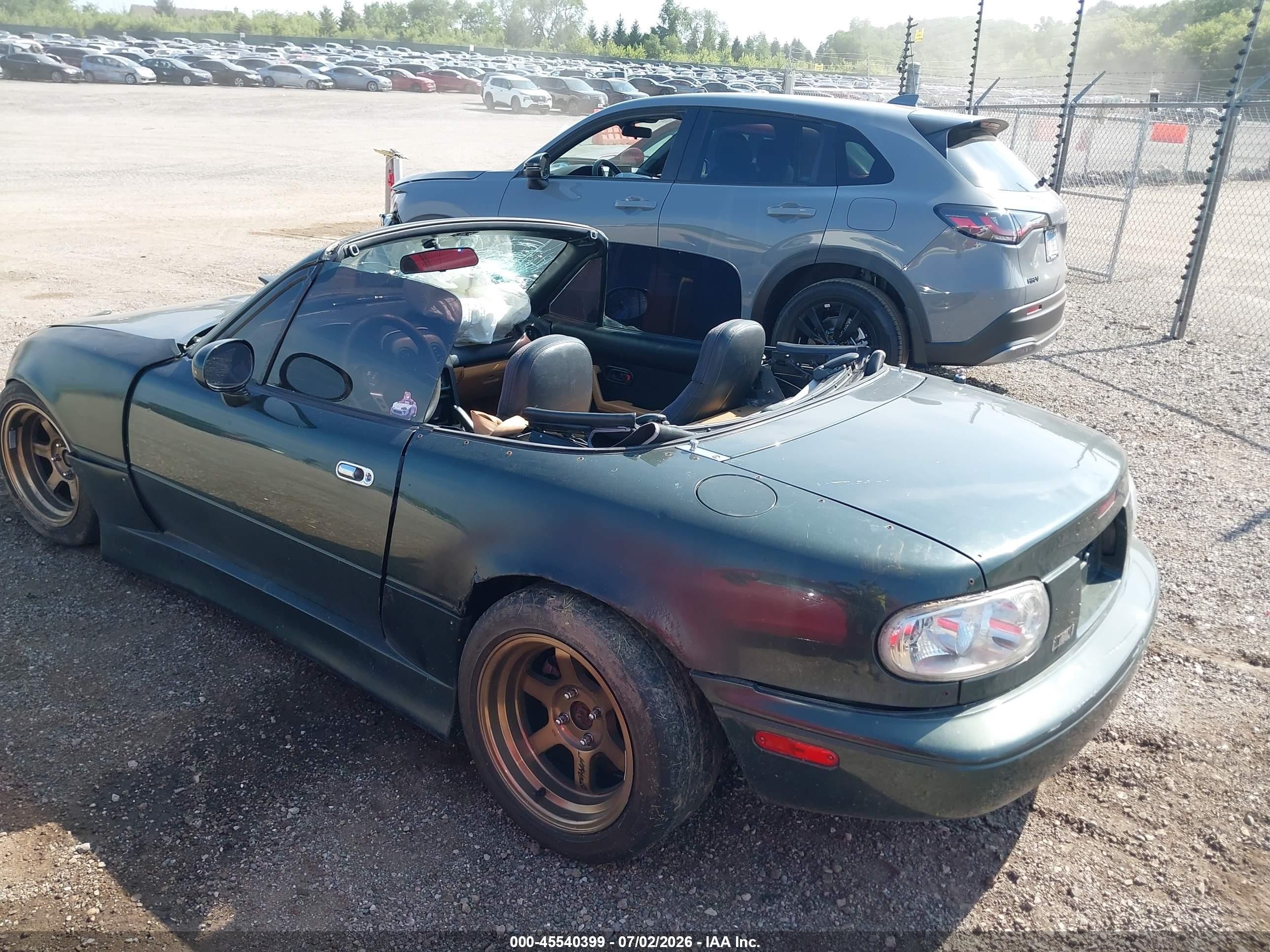 1997 Mazda Mx-5 Miata Leather Pkg/m Edition/popular Equipment Pkg/r Pkg./sto/sto-edition/touring Pkg Green vin: JM1NA3539V0729418
