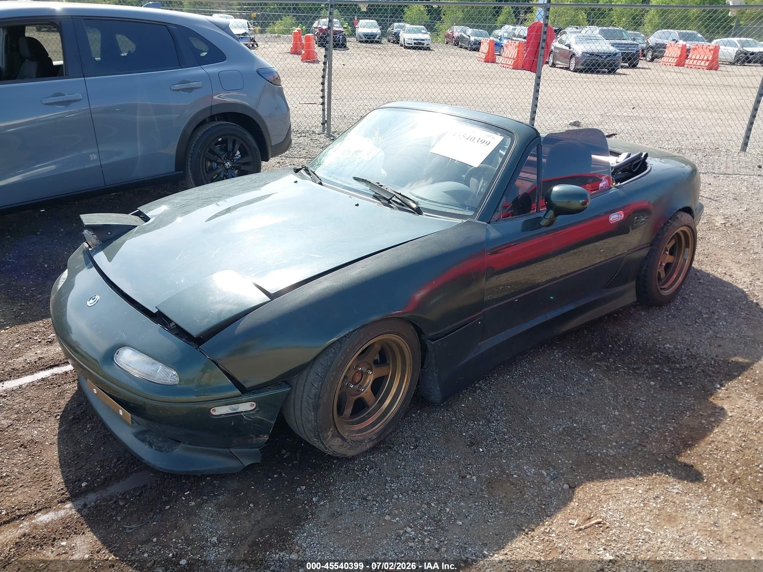 1997 Mazda Mx-5 Miata Leather Pkg/m Edition/popular Equipment Pkg/r Pkg./sto/sto-edition/touring Pkg Green vin: JM1NA3539V0729418