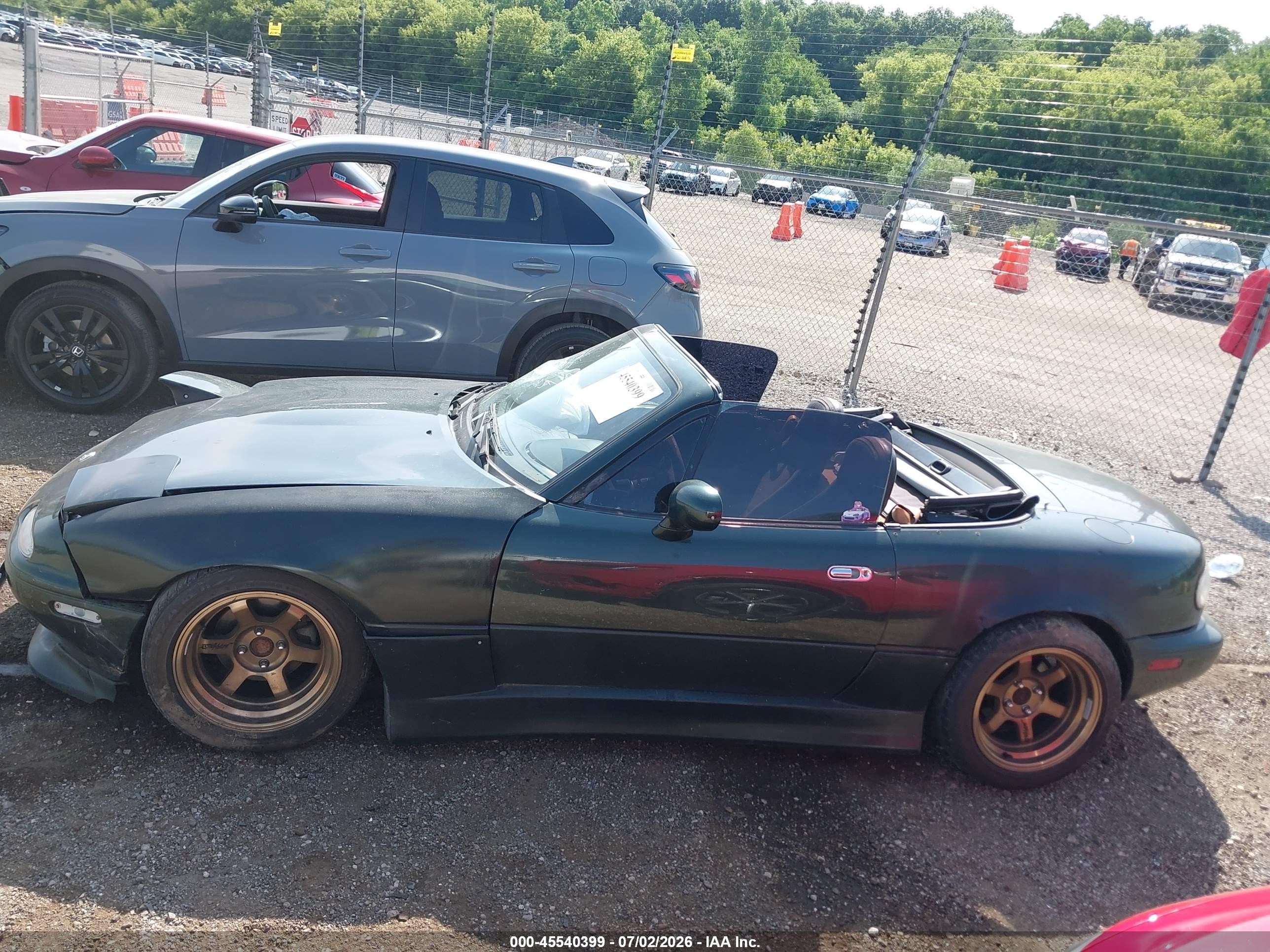 1997 Mazda Mx-5 Miata Leather Pkg/m Edition/popular Equipment Pkg/r Pkg./sto/sto-edition/touring Pkg Green vin: JM1NA3539V0729418