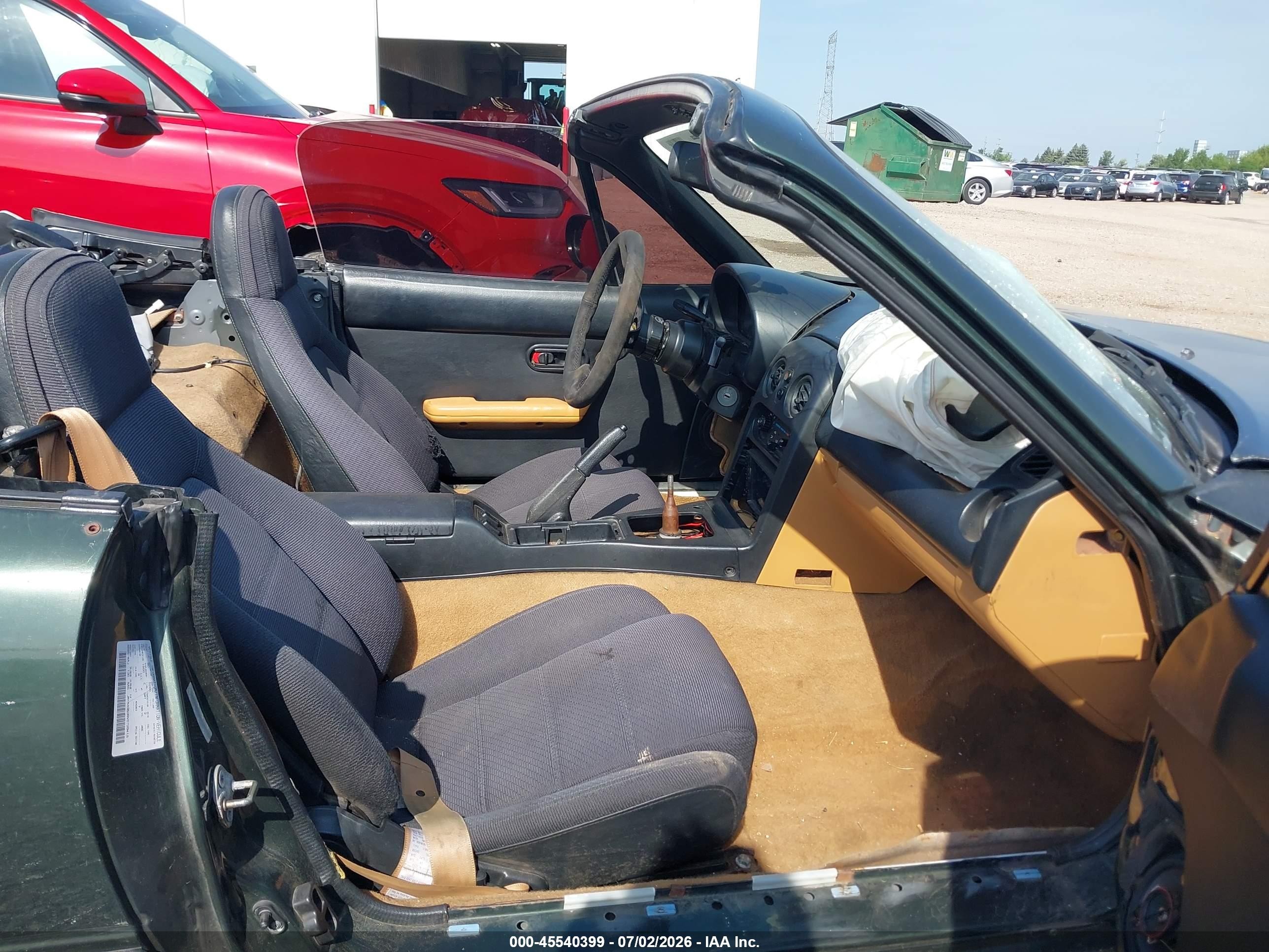 1997 Mazda Mx-5 Miata Leather Pkg/m Edition/popular Equipment Pkg/r Pkg./sto/sto-edition/touring Pkg Green vin: JM1NA3539V0729418