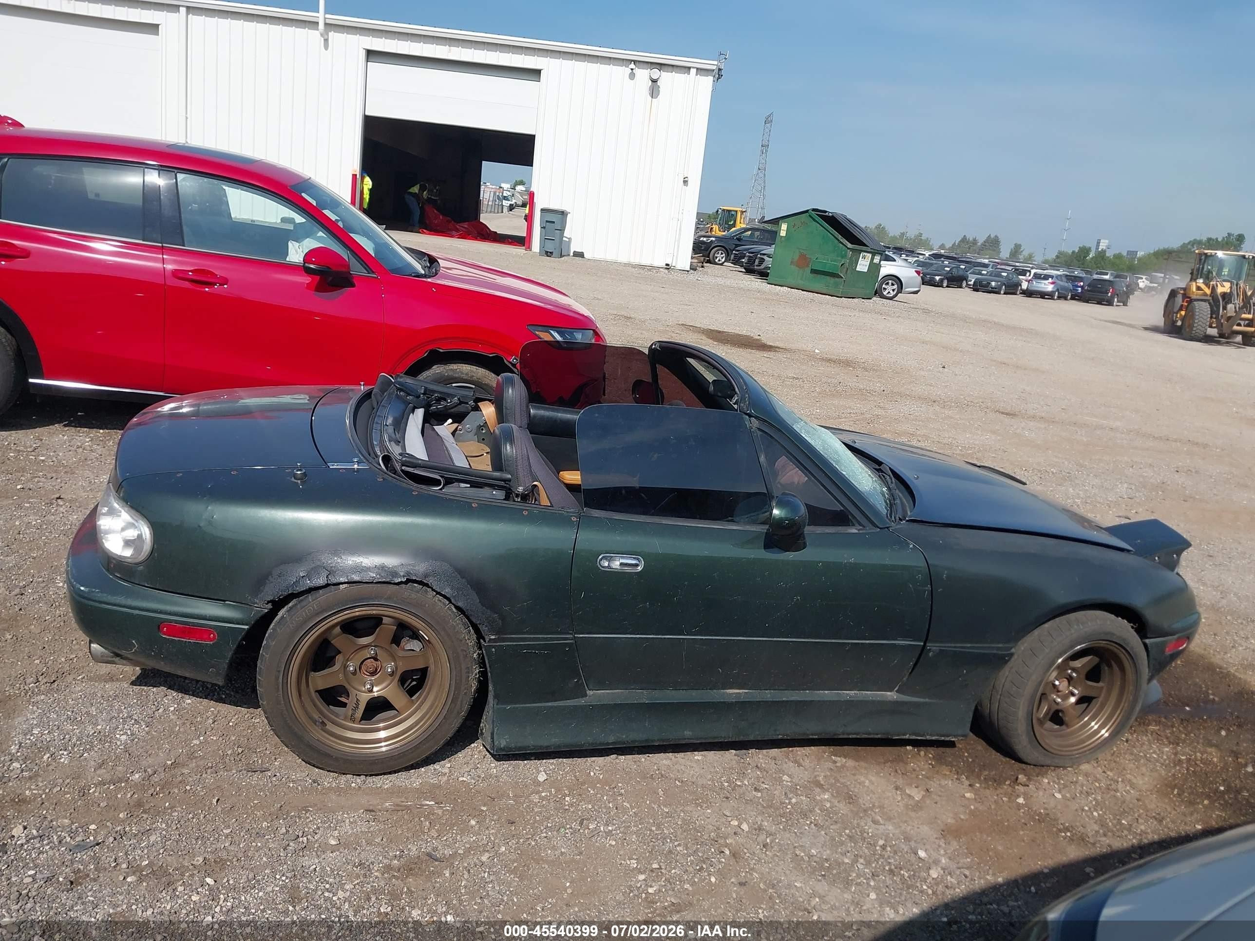1997 Mazda Mx-5 Miata Leather Pkg/m Edition/popular Equipment Pkg/r Pkg./sto/sto-edition/touring Pkg Green vin: JM1NA3539V0729418