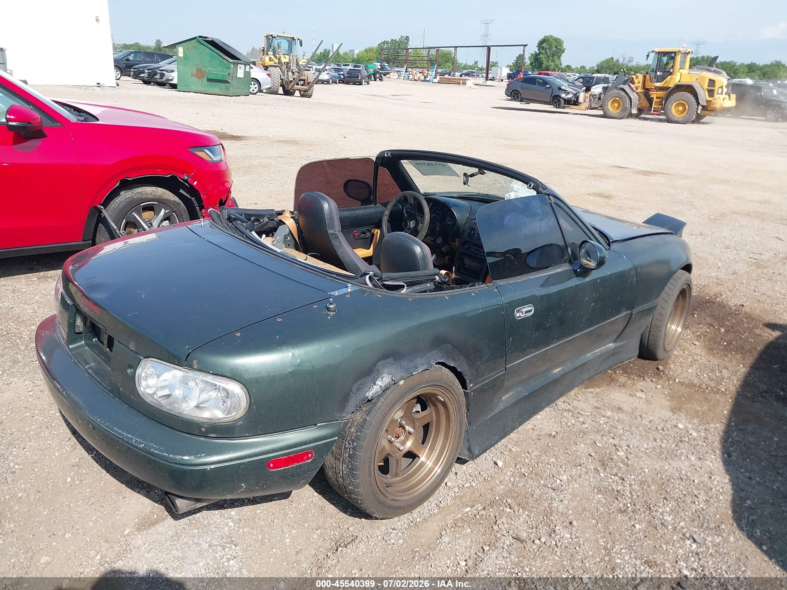 1997 Mazda Mx-5 Miata Leather Pkg/m Edition/popular Equipment Pkg/r Pkg./sto/sto-edition/touring Pkg Green vin: JM1NA3539V0729418