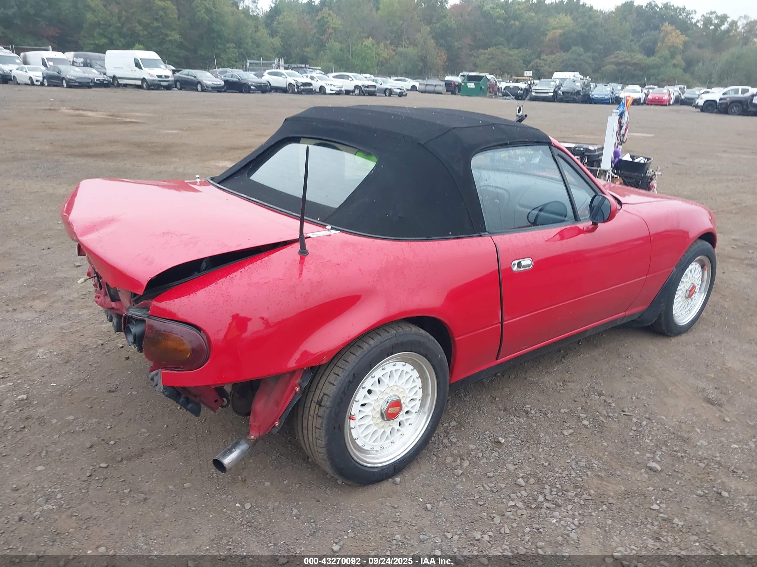 1995 Mazda Mx-5 Miata   Red vin: JM1NA353XS0615889