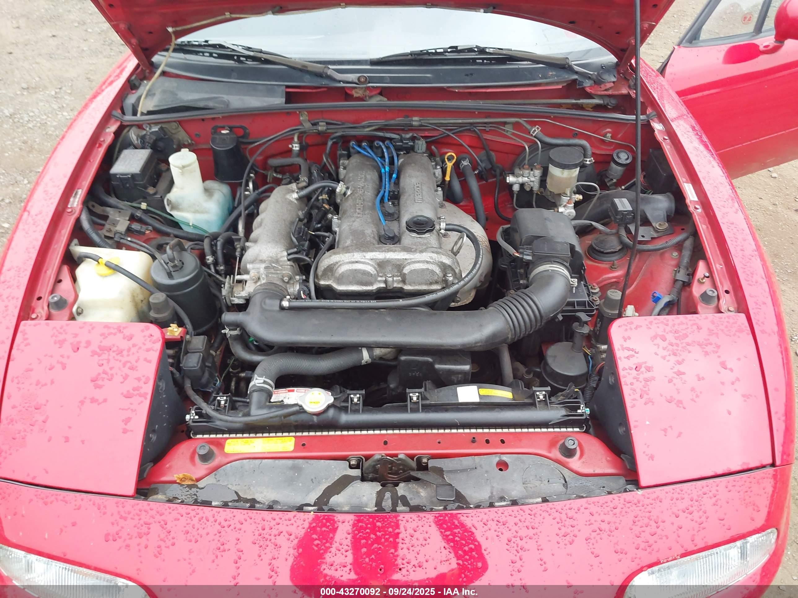 1995 Mazda Mx-5 Miata   Red vin: JM1NA353XS0615889