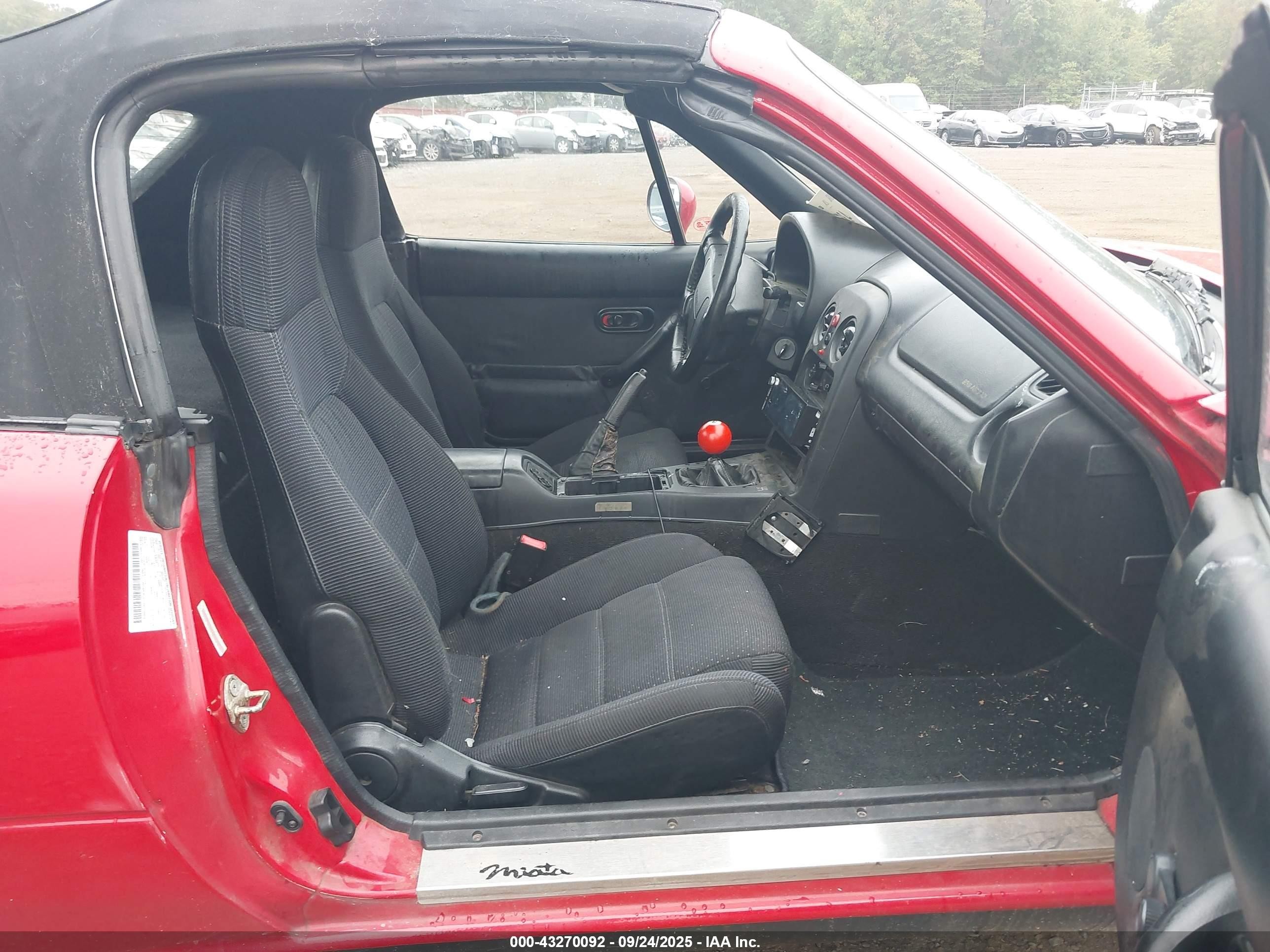 1995 Mazda Mx-5 Miata   Red vin: JM1NA353XS0615889
