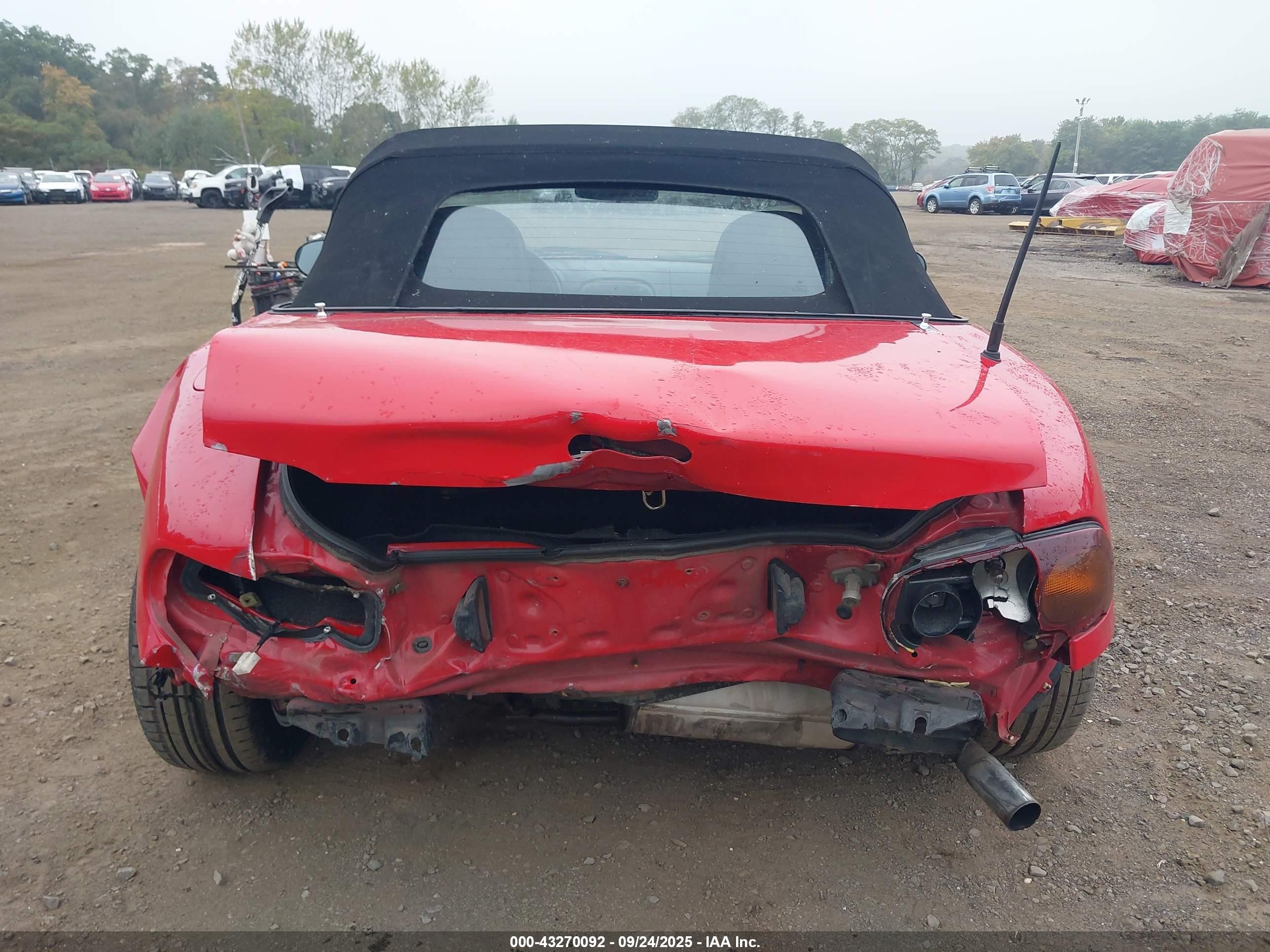 1995 Mazda Mx-5 Miata   Red vin: JM1NA353XS0615889
