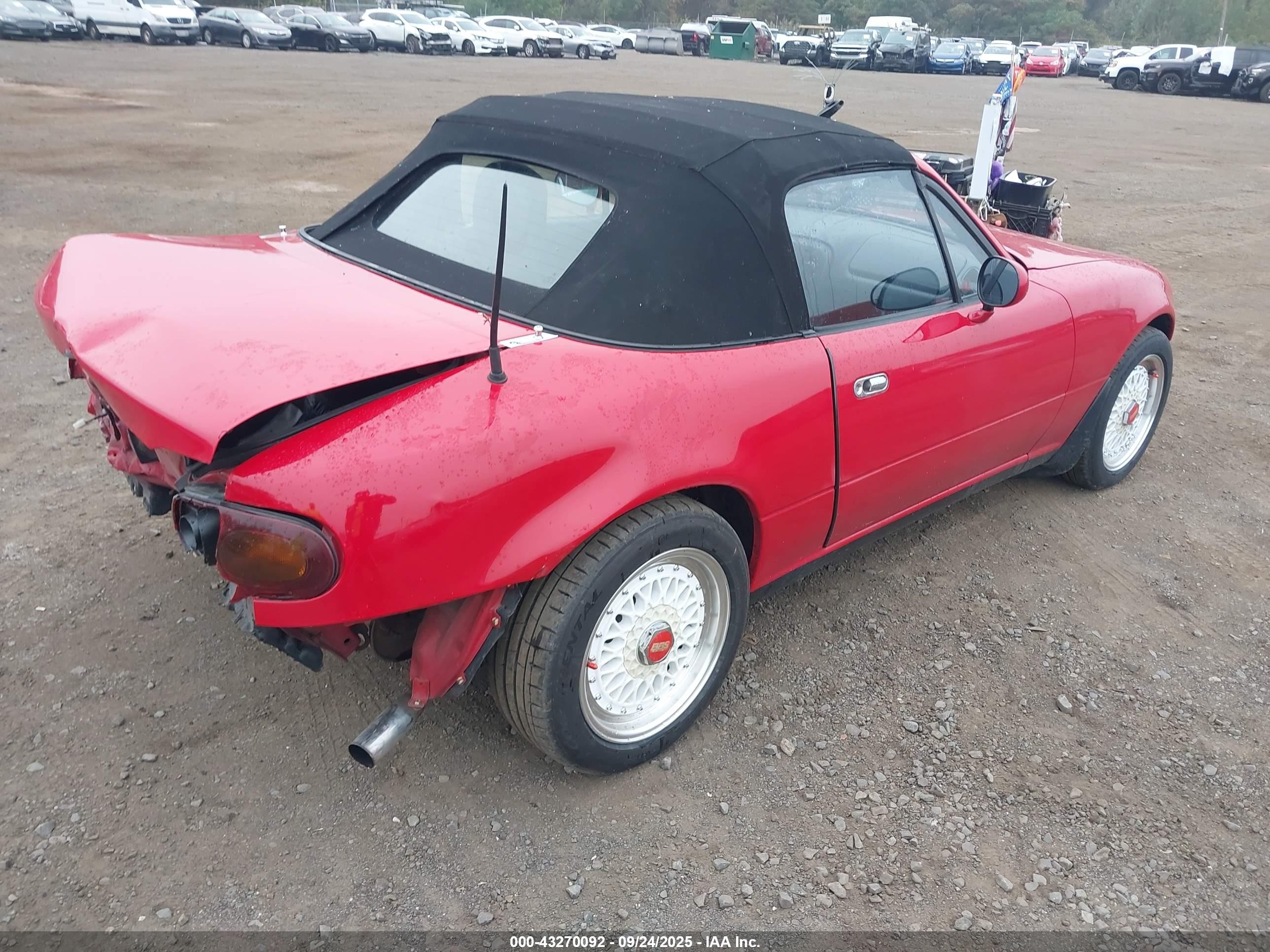 1995 Mazda Mx-5 Miata   Red vin: JM1NA353XS0615889