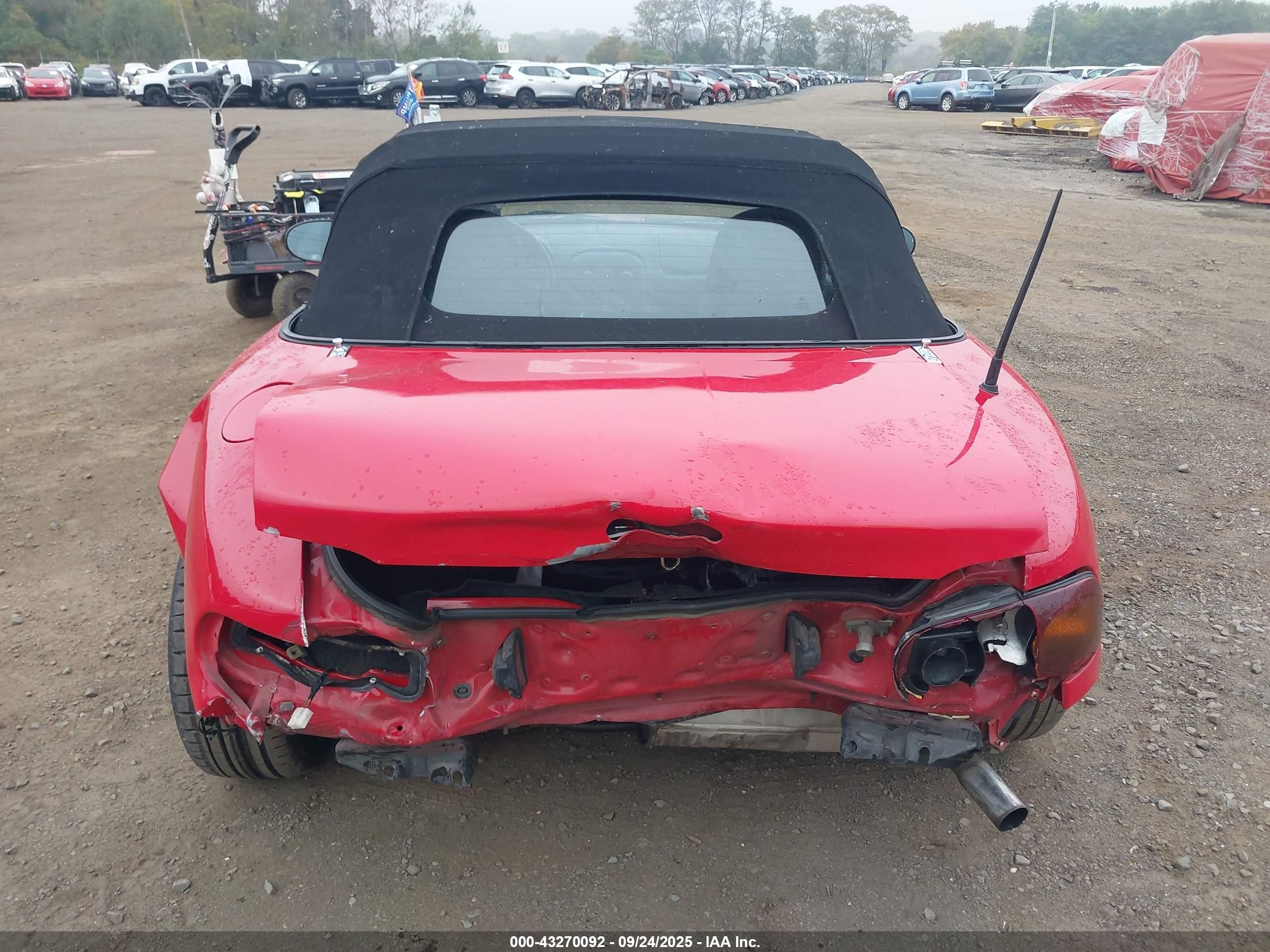 1995 Mazda Mx-5 Miata   Red vin: JM1NA353XS0615889