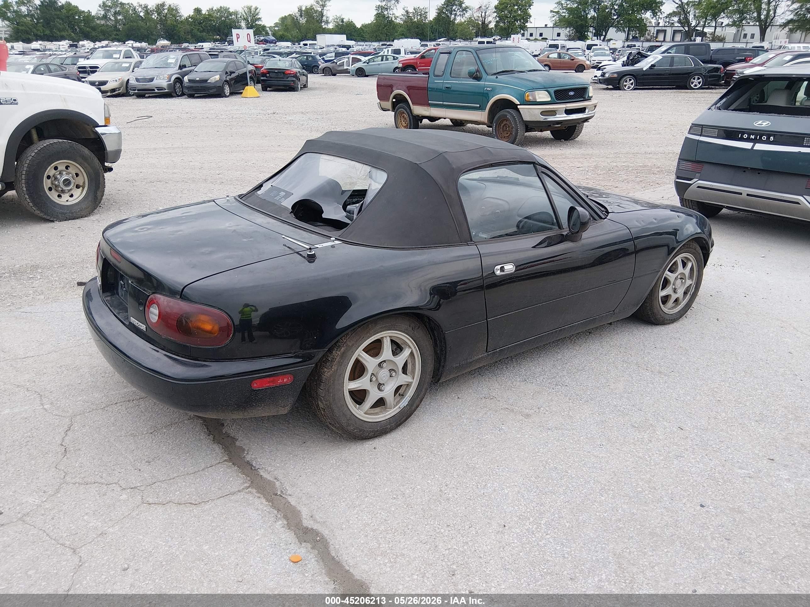 1996 Mazda Mx-5 Miata   Черный vin: JM1NA353XT0700717