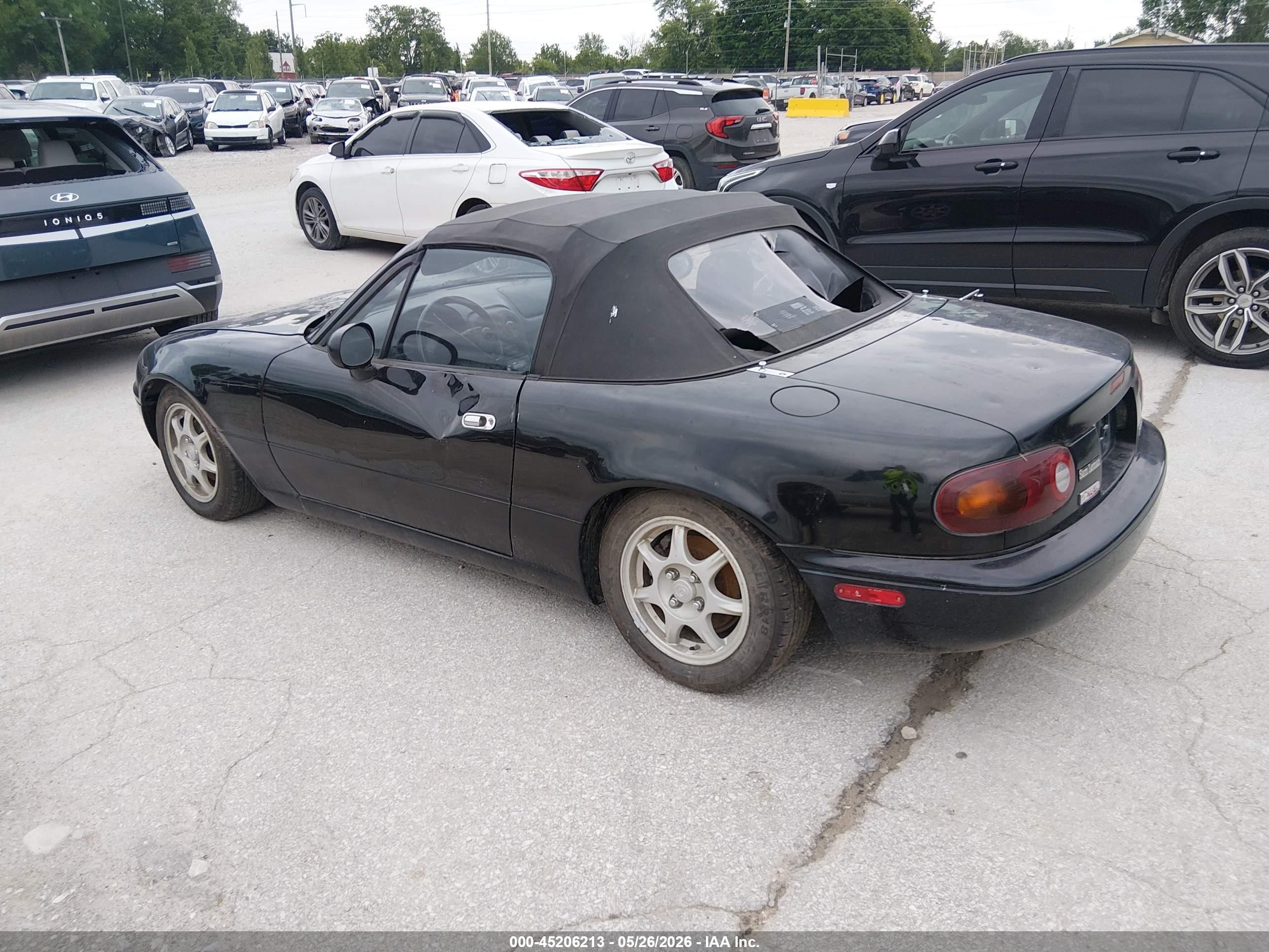1996 Mazda Mx-5 Miata   Черный vin: JM1NA353XT0700717