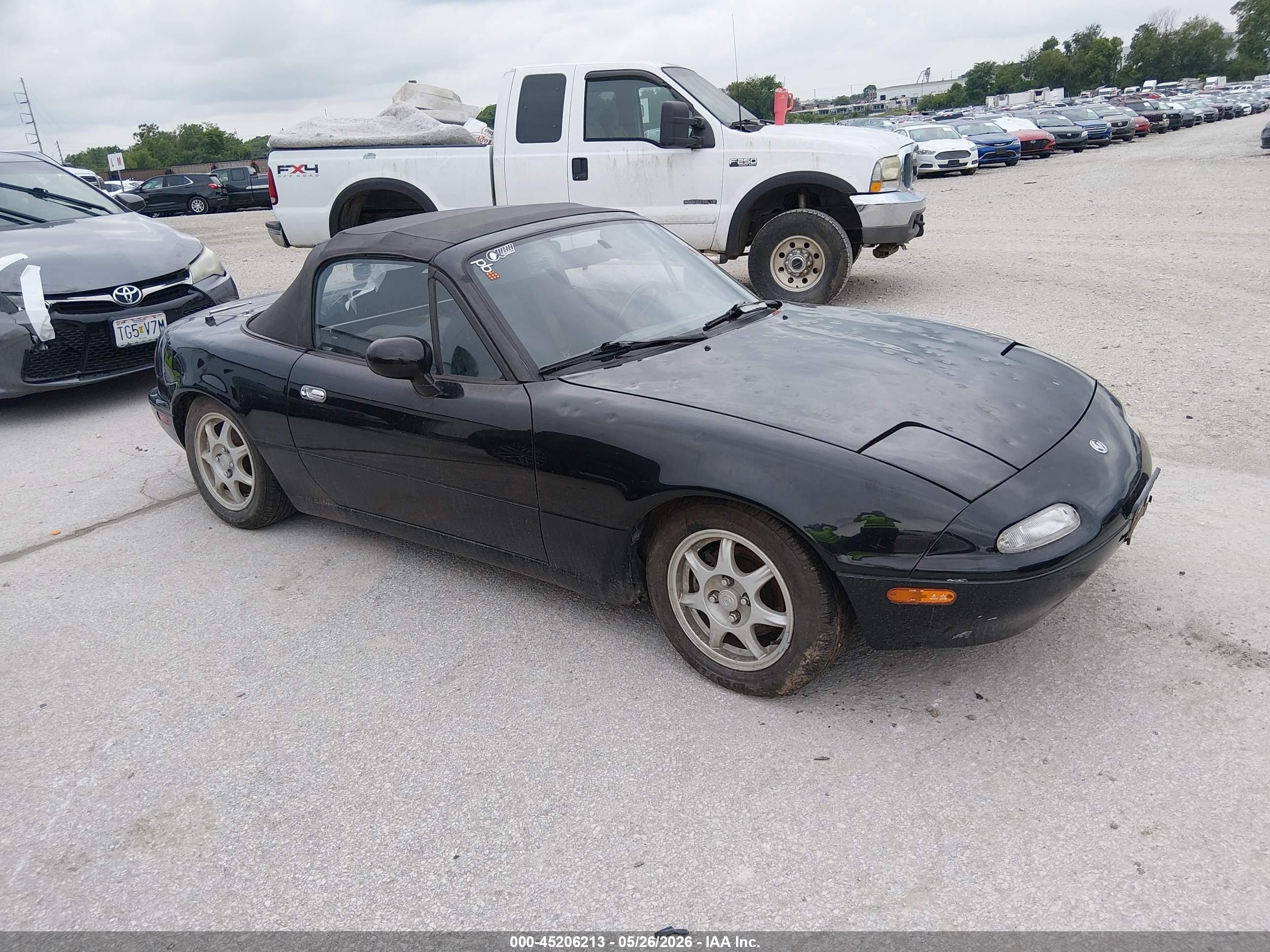 1996 Mazda Mx-5 Miata   Черный vin: JM1NA353XT0700717