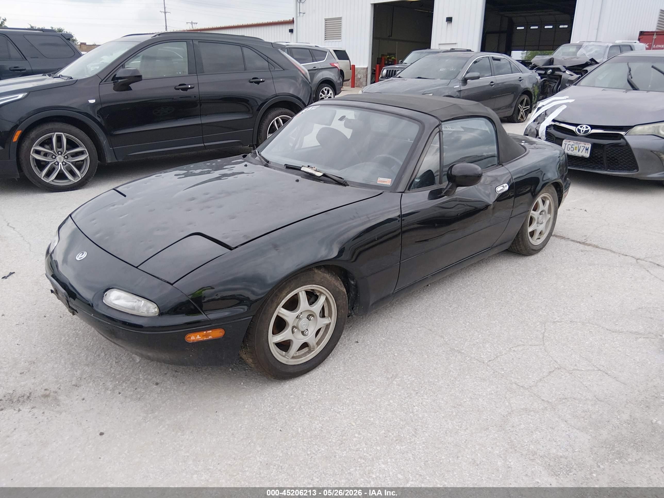 1996 Mazda Mx-5 Miata   Черный vin: JM1NA353XT0700717