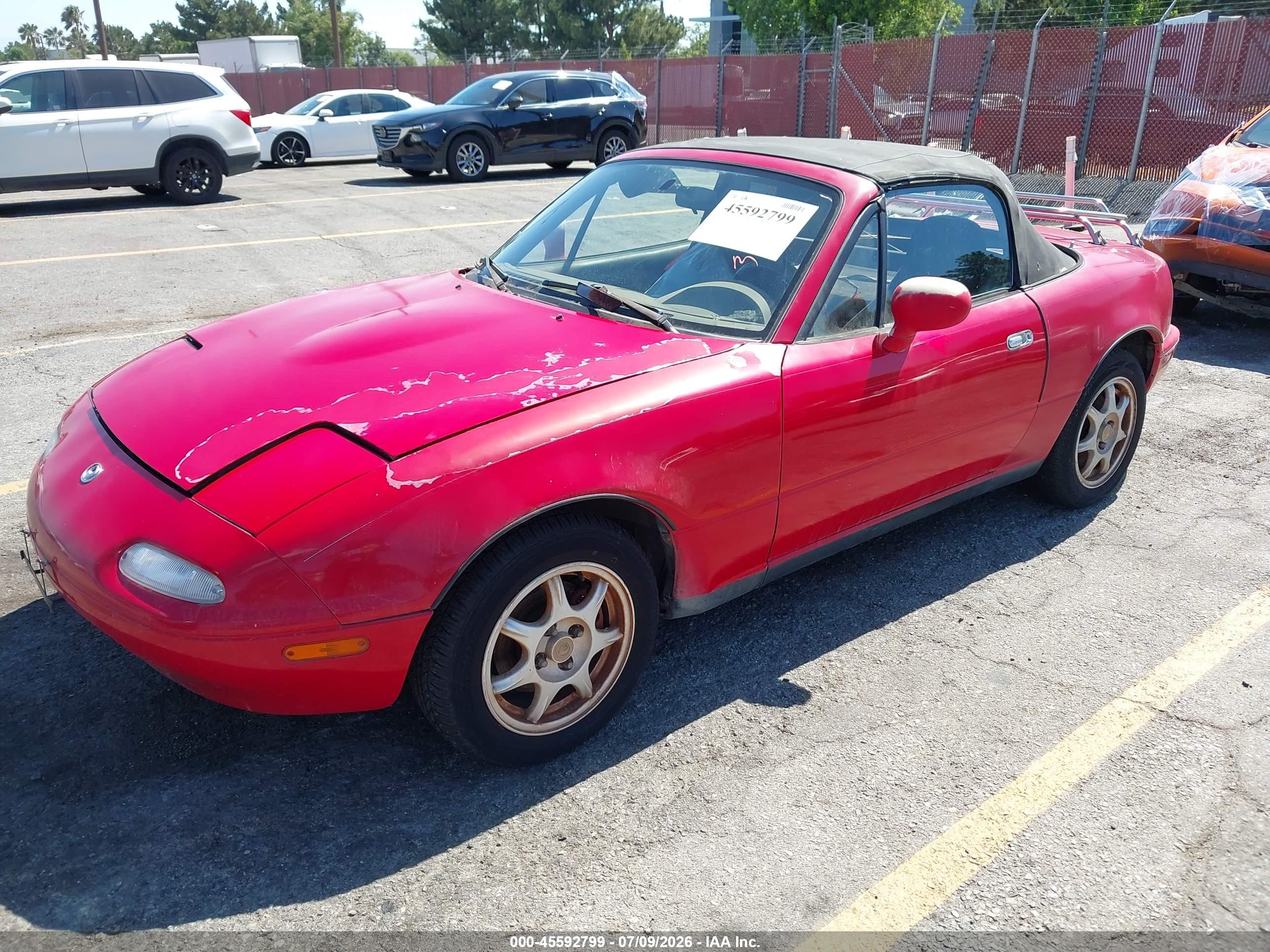 1997 Mazda Mx-5 Miata Leather Pkg/m Edition/popular Equipment Pkg/r Pkg./sto/sto-edition/touring Pkg Red vin: JM1NA353XV0736281