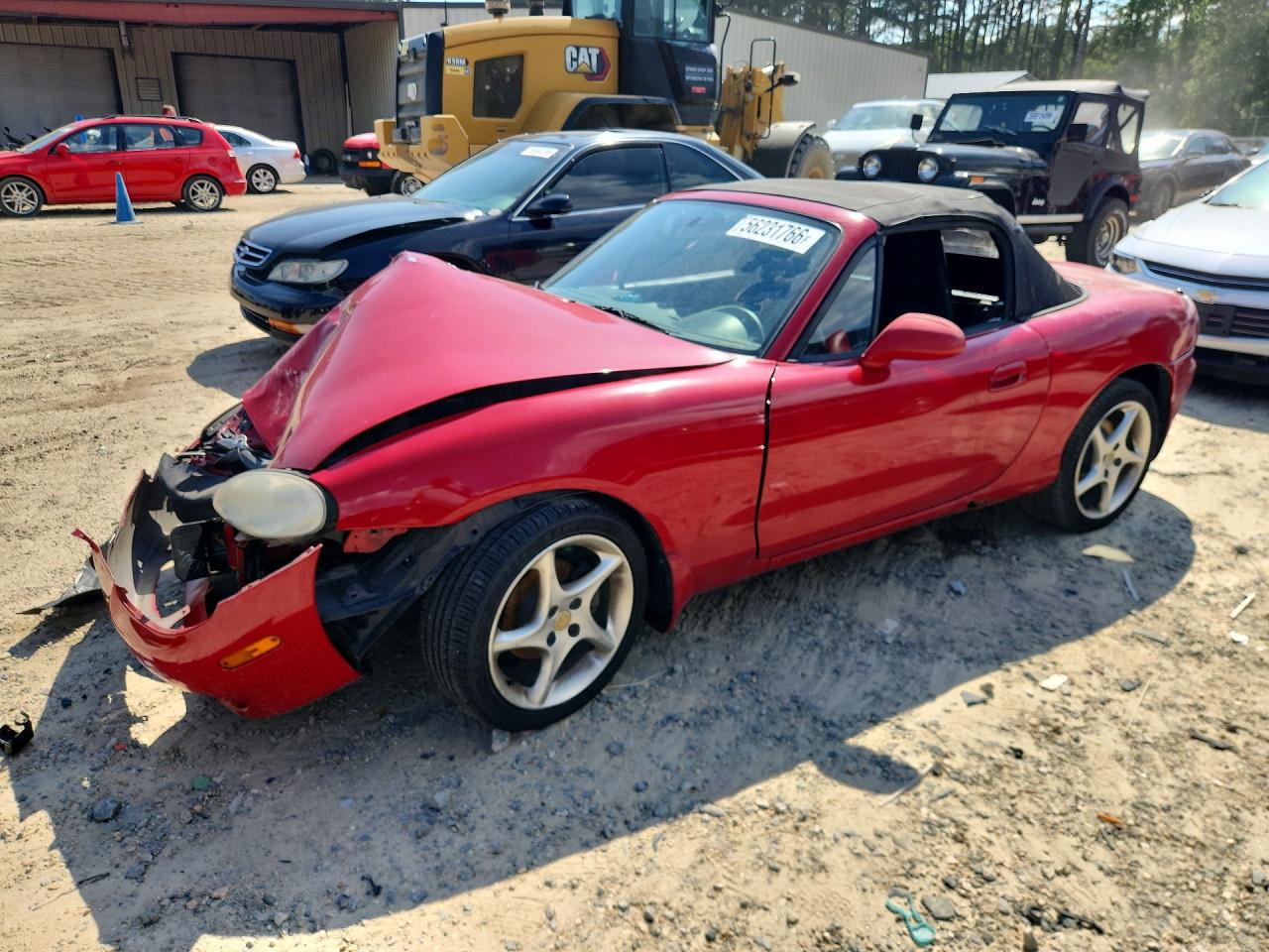 2003 Mazda Mx-5 Miata Base Red vin: JM1NB353030304423