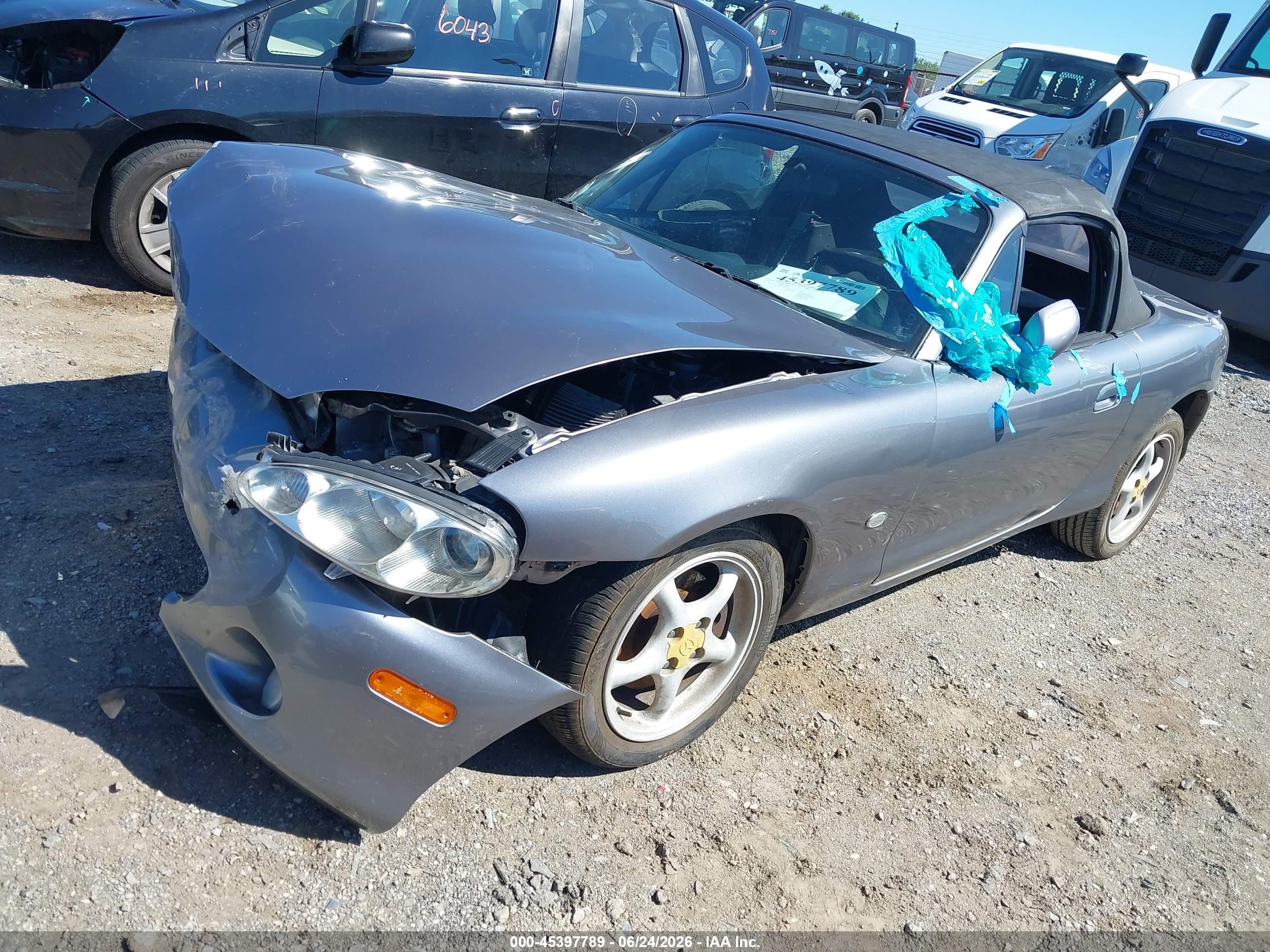 2003 Mazda Mx-5 Miata Cloth/ls/se/shinsen Gray vin: JM1NB353030305409