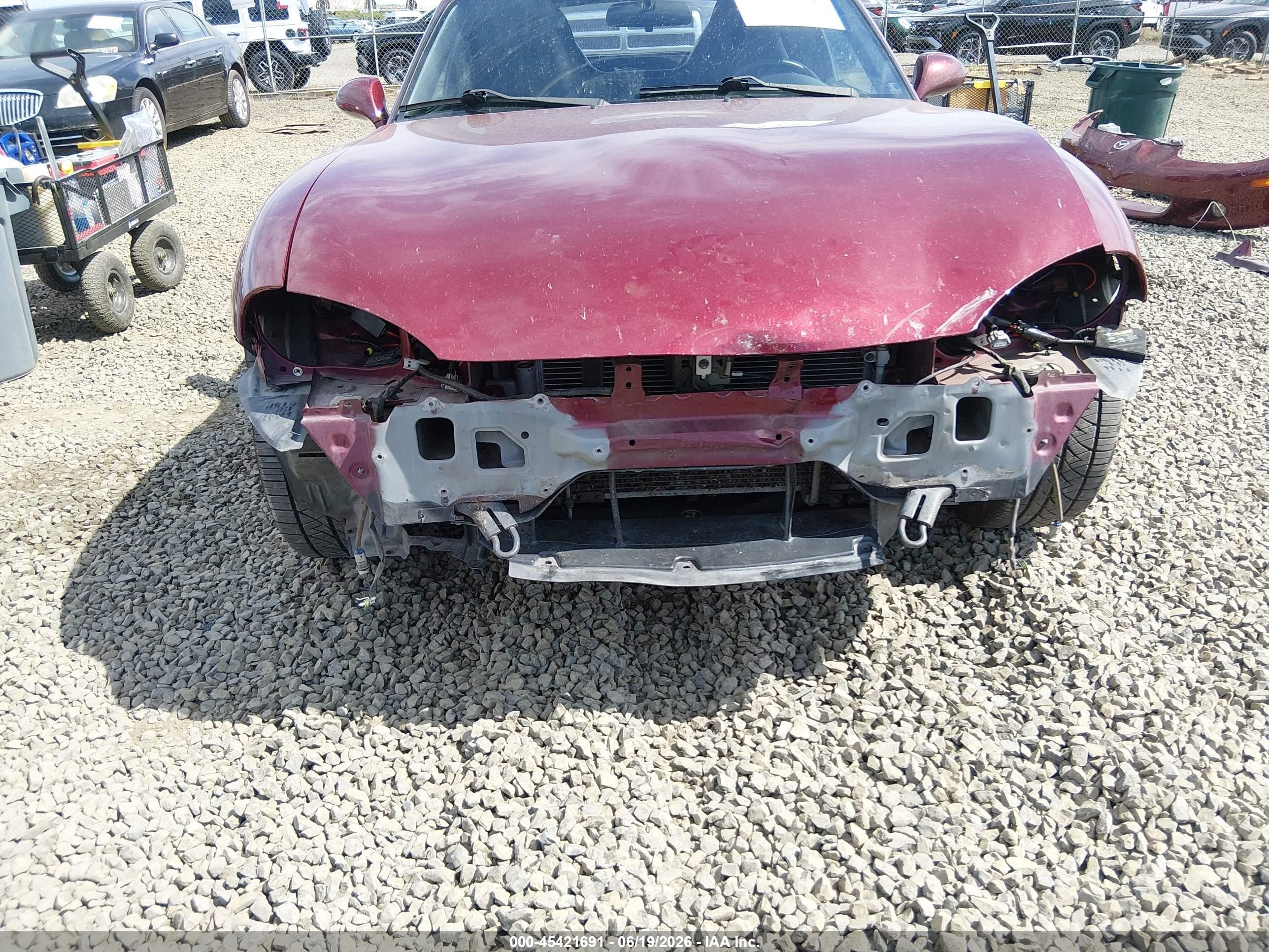 2003 Mazda Mx-5 Miata Cloth/ls/se/shinsen Red vin: JM1NB353030310772