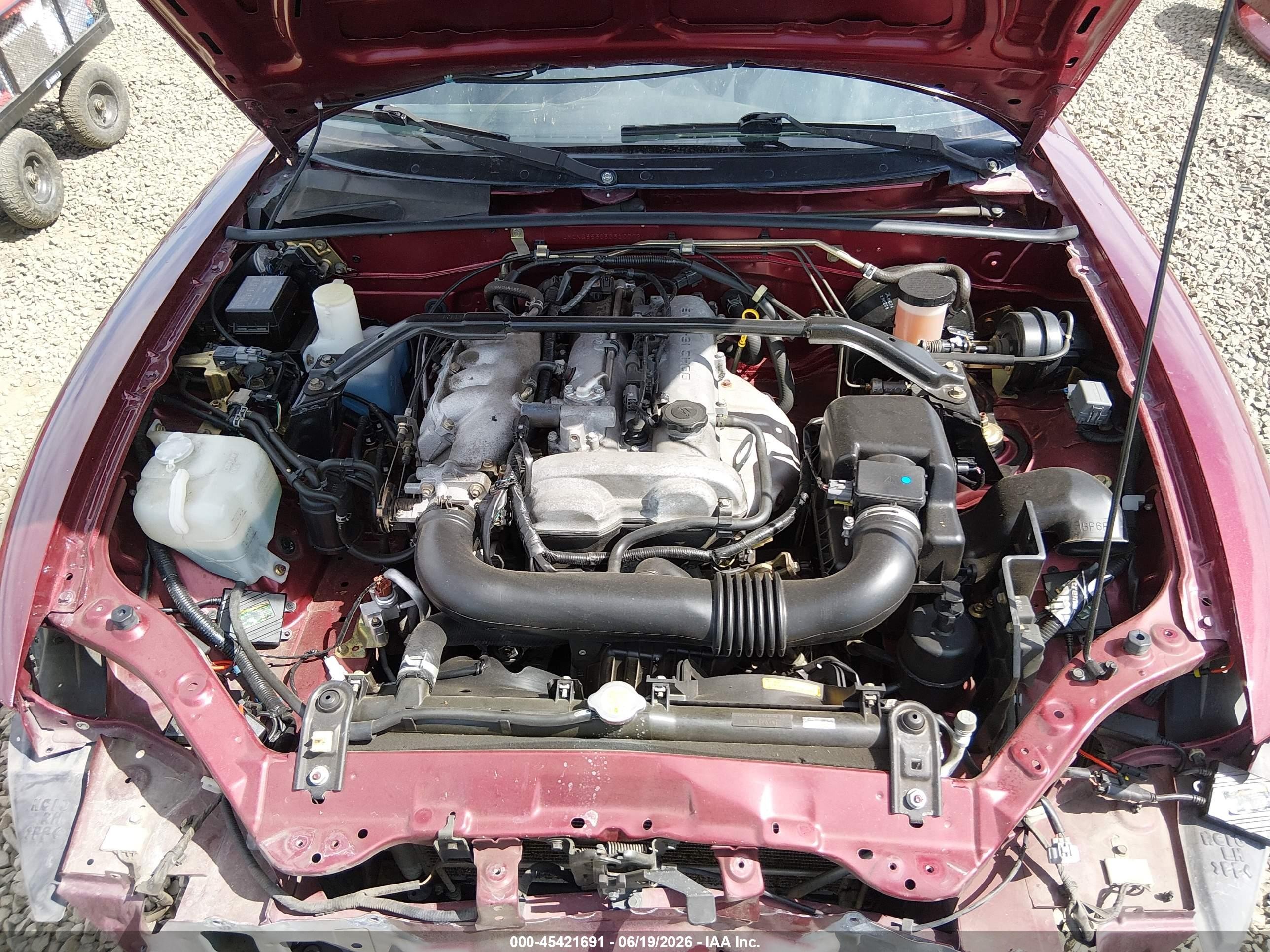 2003 Mazda Mx-5 Miata Cloth/ls/se/shinsen Red vin: JM1NB353030310772