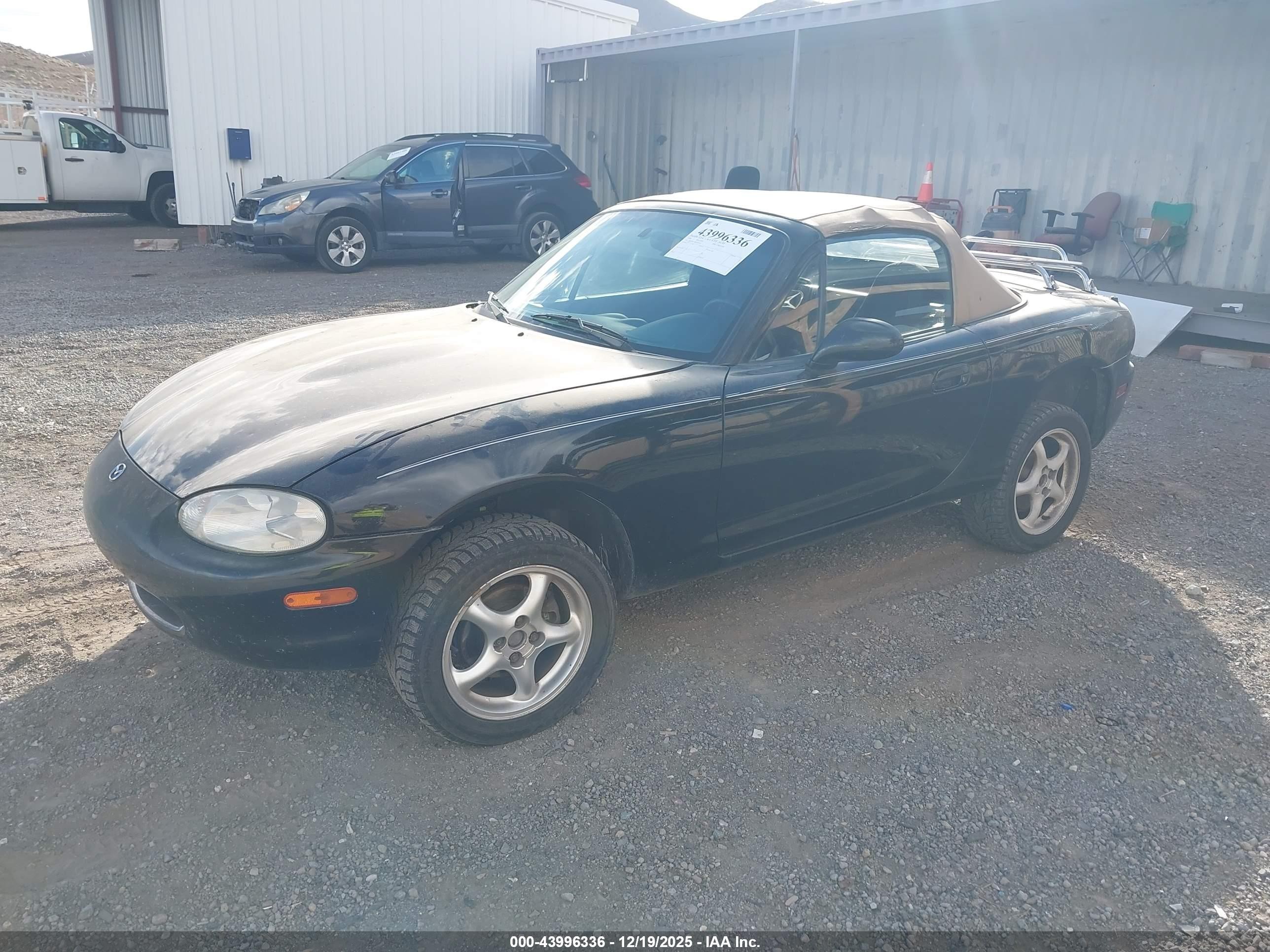 1999 Mazda Mx-5 Miata Leather Pkg/popular Equipment Pkg/sports Pkg/touring Pkg Black vin: JM1NB3530X0103207