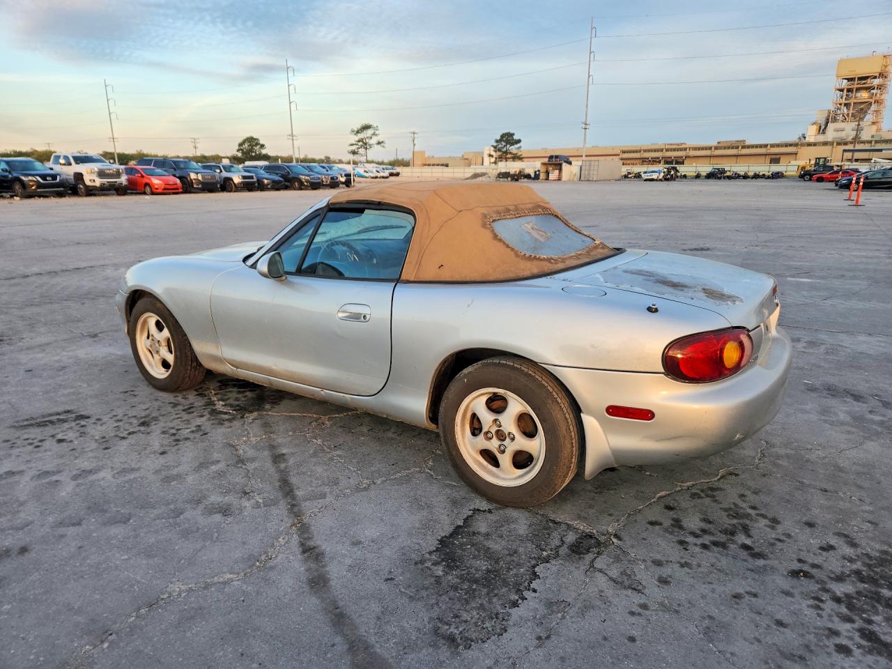 1999 Mazda Mx-5 Miata Silver vin: JM1NB3530X0118676