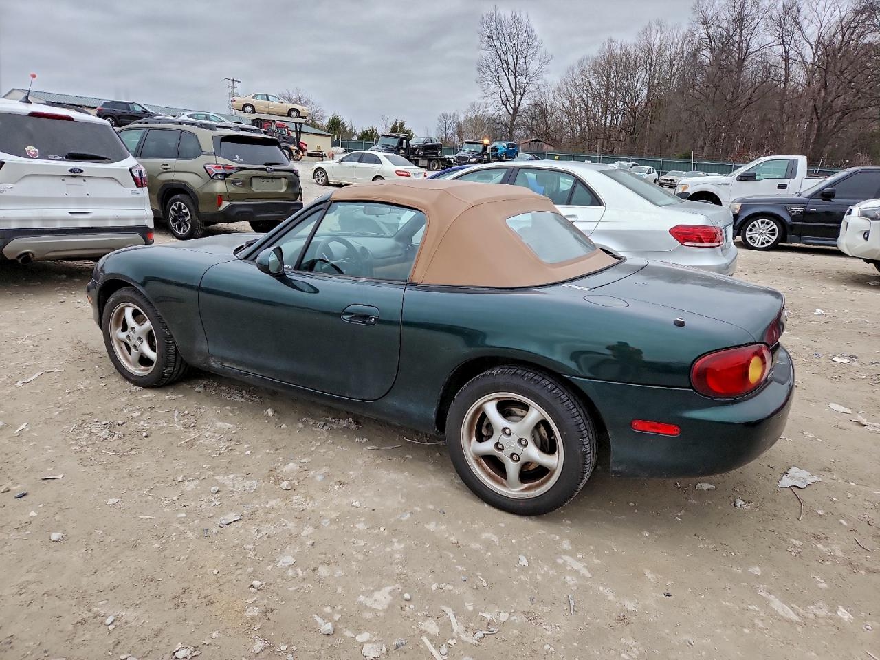 1999 Mazda Mx-5 Miata Green vin: JM1NB3530X0138331