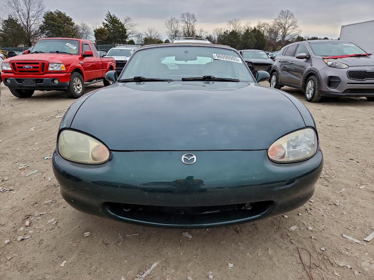1999 Mazda Mx-5 Miata Green vin: JM1NB3530X0138331