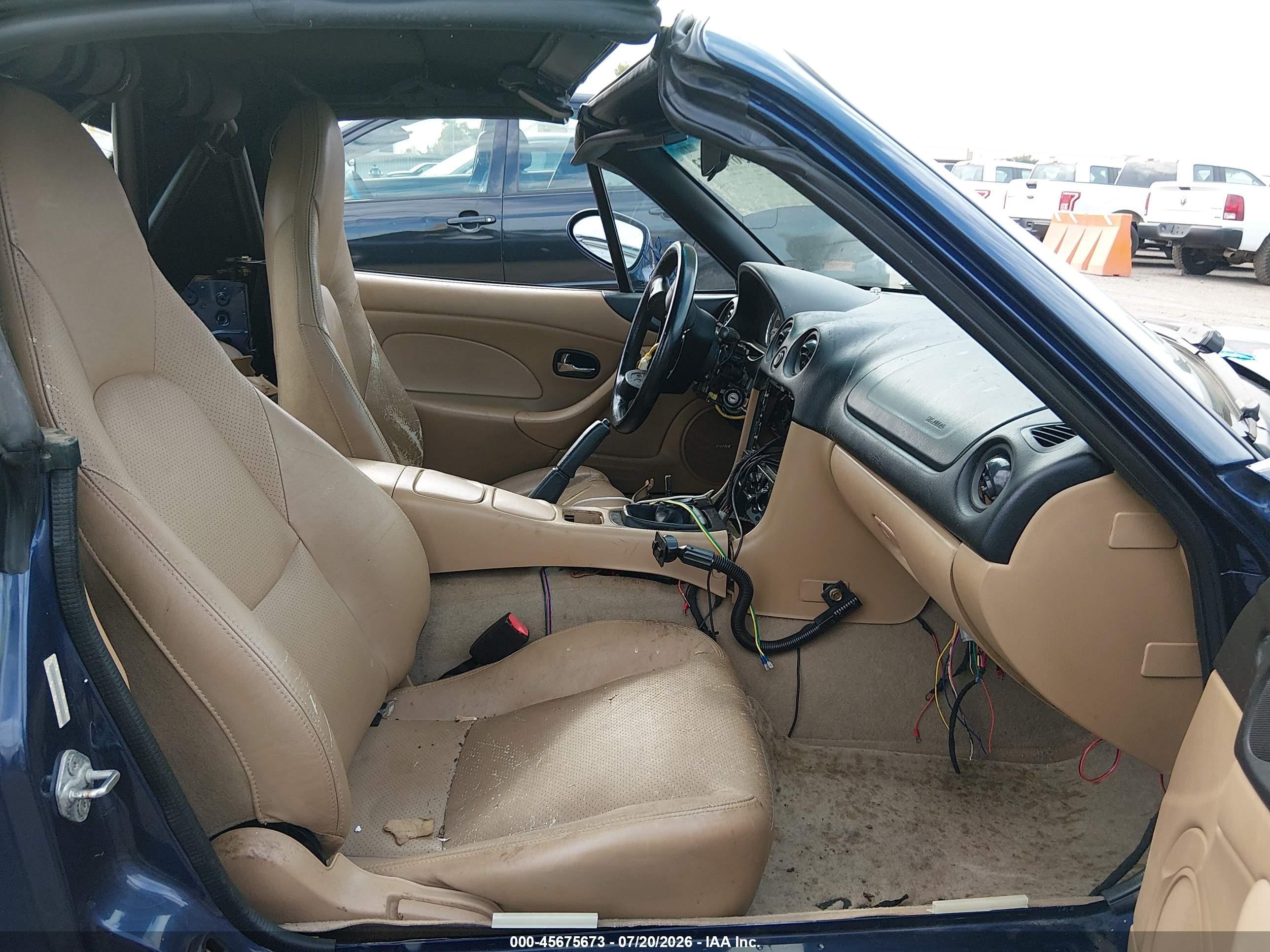 2001 Mazda Mx-5 Miata Ls/special Edition Blue vin: JM1NB353110204683
