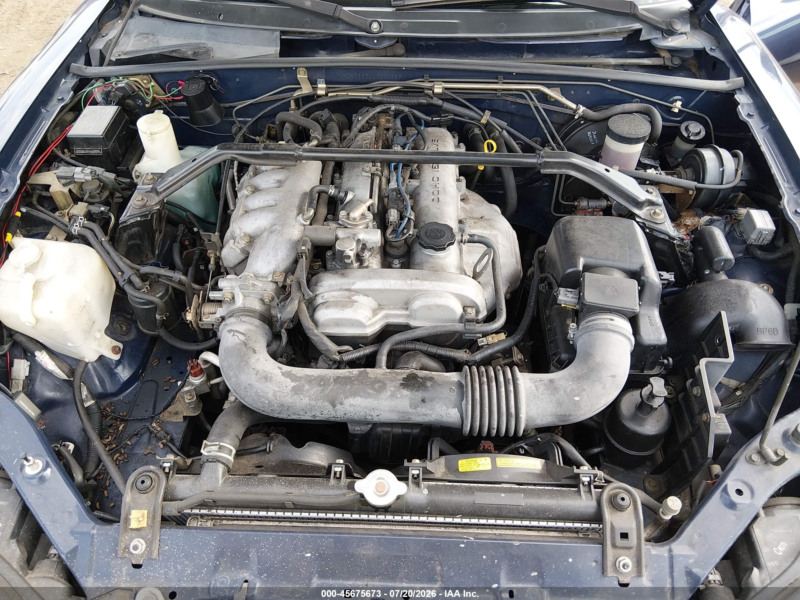 2001 Mazda Mx-5 Miata Ls/special Edition Blue vin: JM1NB353110204683
