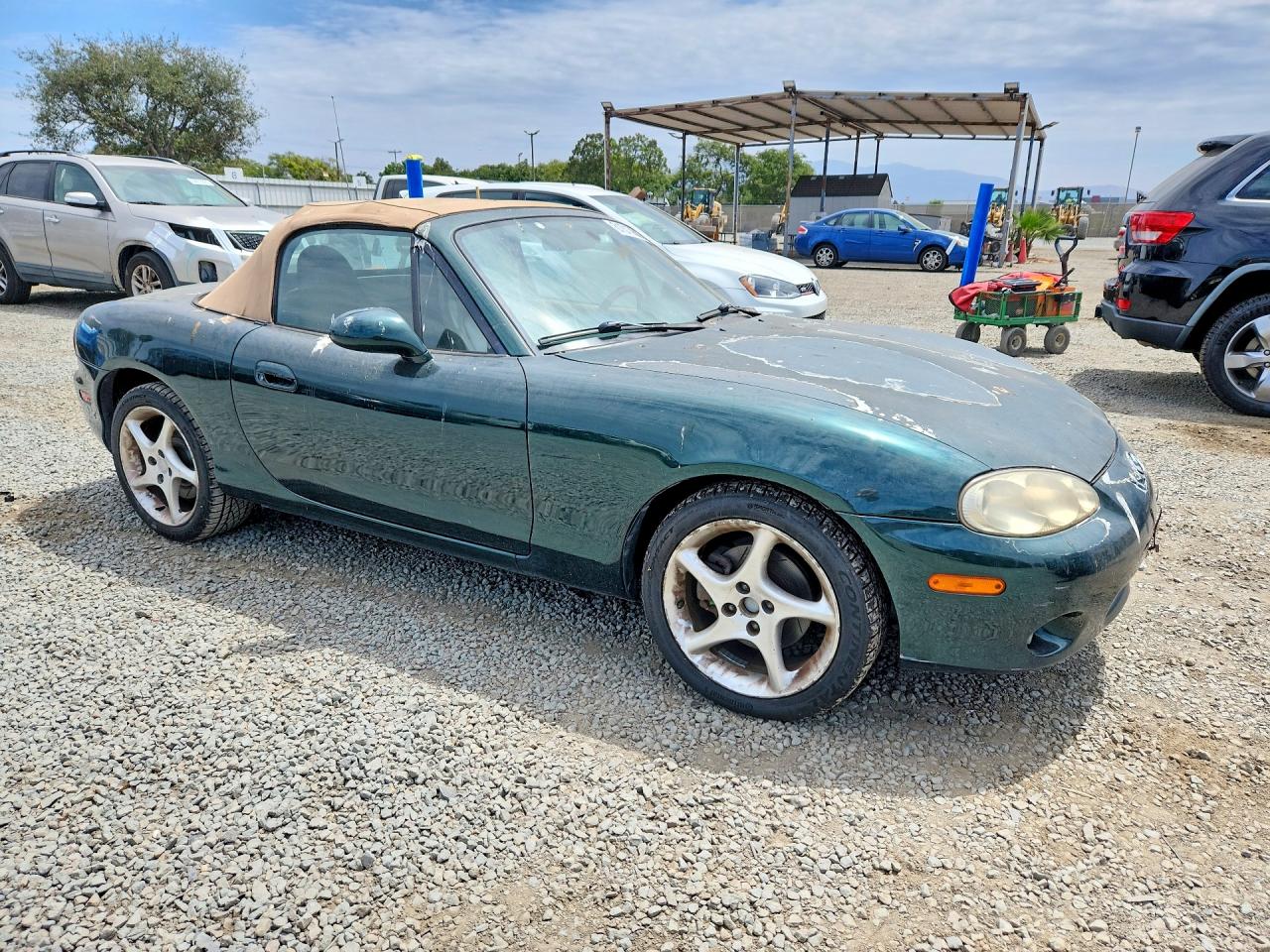 2001 Mazda Mx-5 Miata Base/ls Green vin: JM1NB353110212847