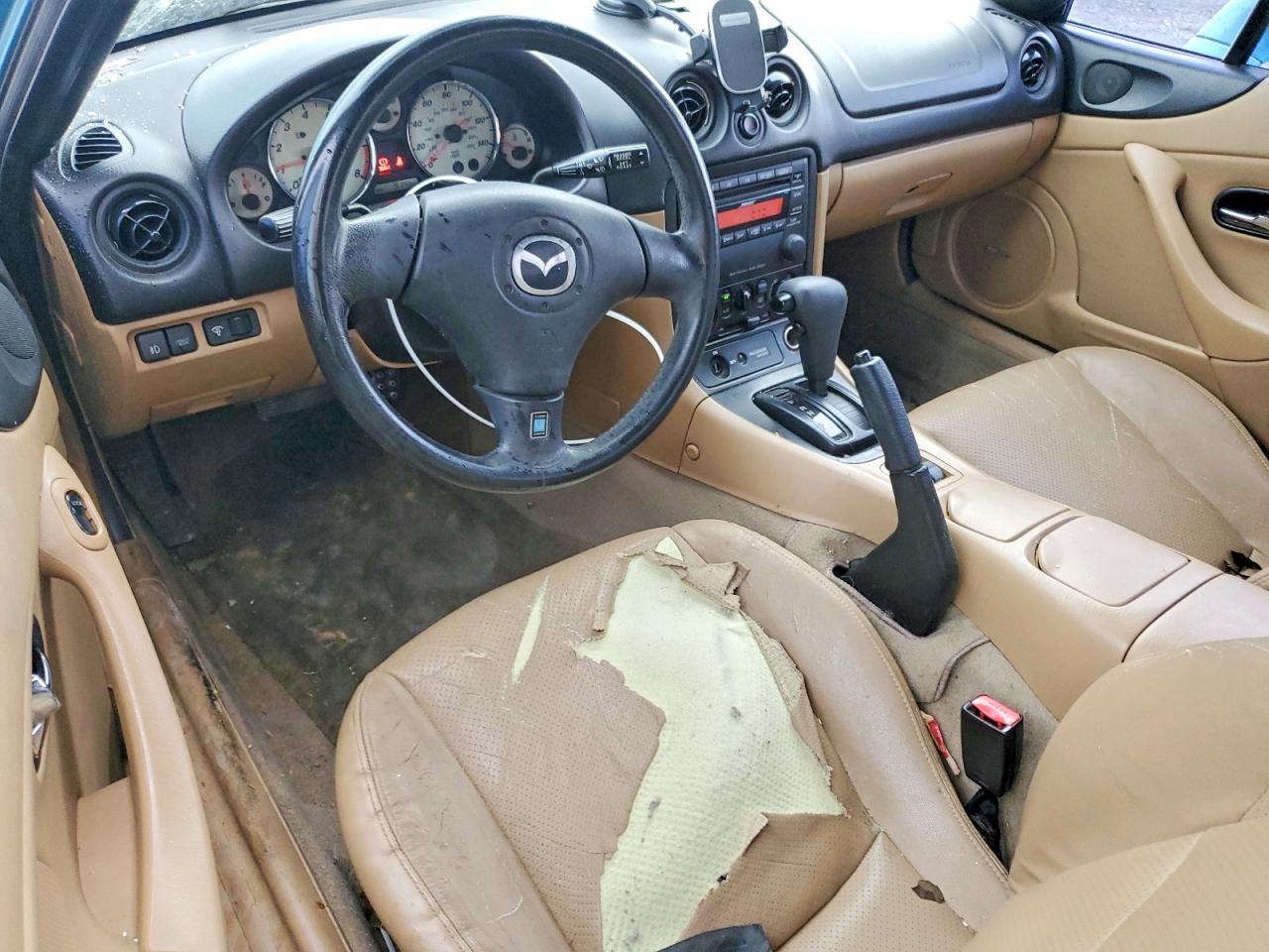 2002 Mazda Mx-5 Miata Base Turquoise vin: JM1NB353120229682