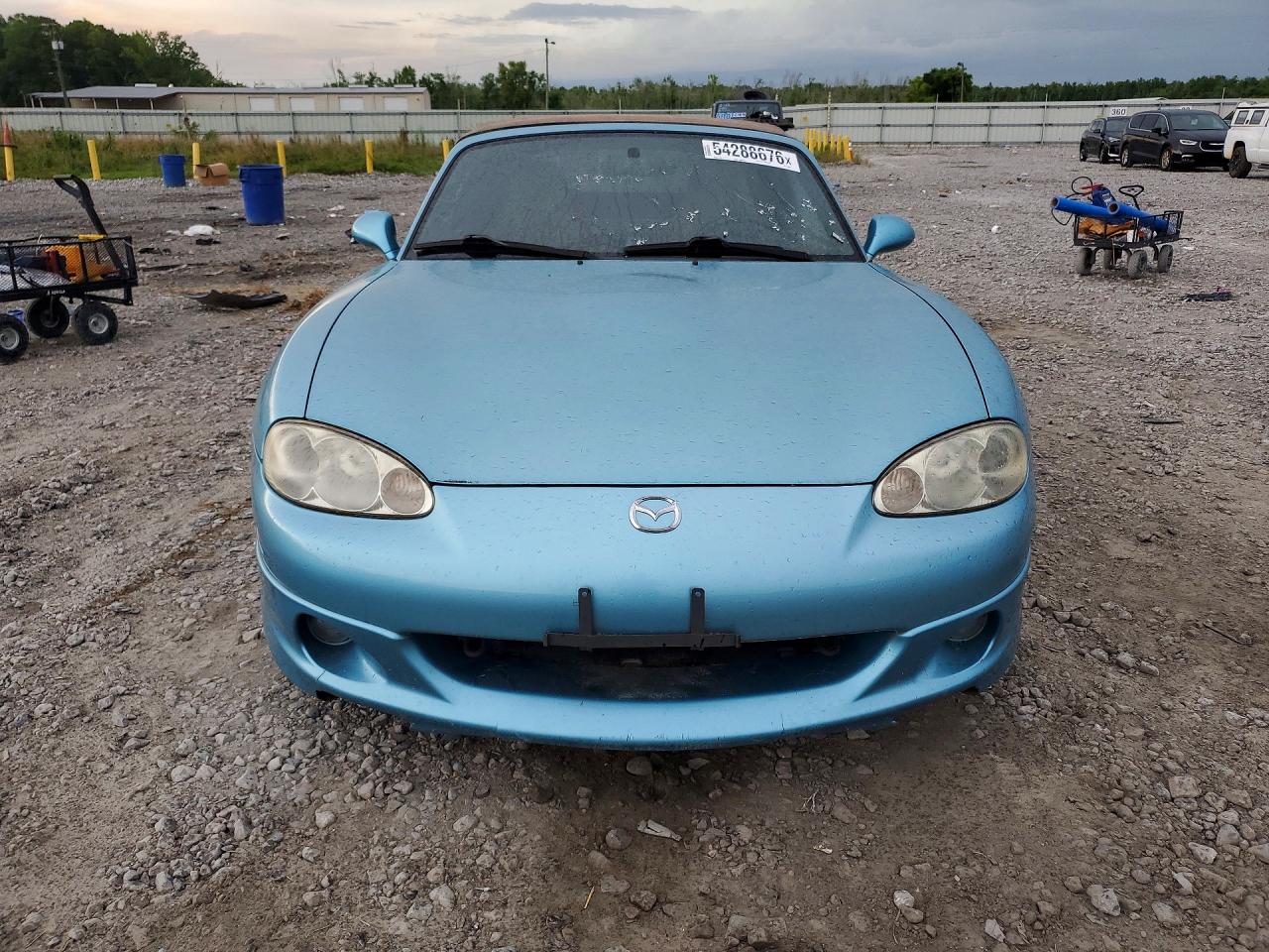 2002 Mazda Mx-5 Miata Base Turquoise vin: JM1NB353120229682