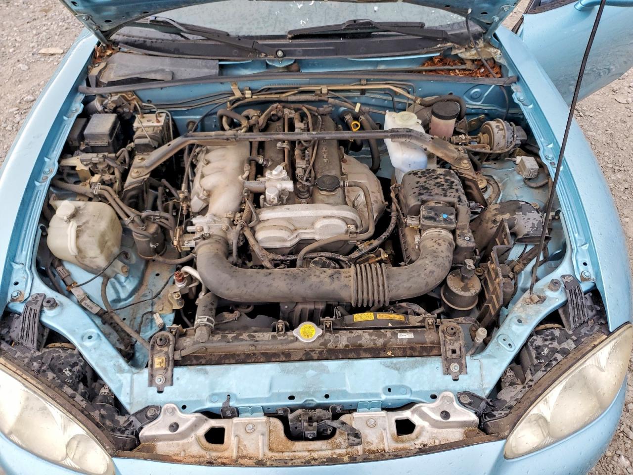 2002 Mazda Mx-5 Miata Base Turquoise vin: JM1NB353120229682