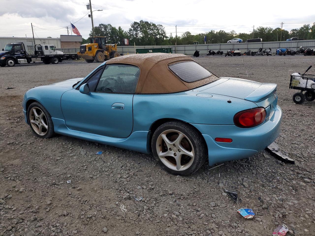 2002 Mazda Mx-5 Miata Base Turquoise vin: JM1NB353120229682