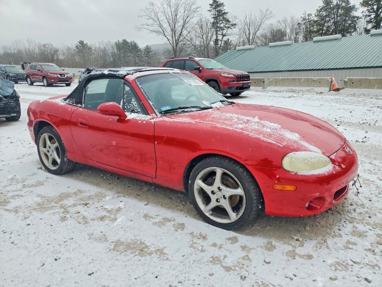 2003 Mazda Mx-5 Miata Base Red vin: JM1NB353130306665