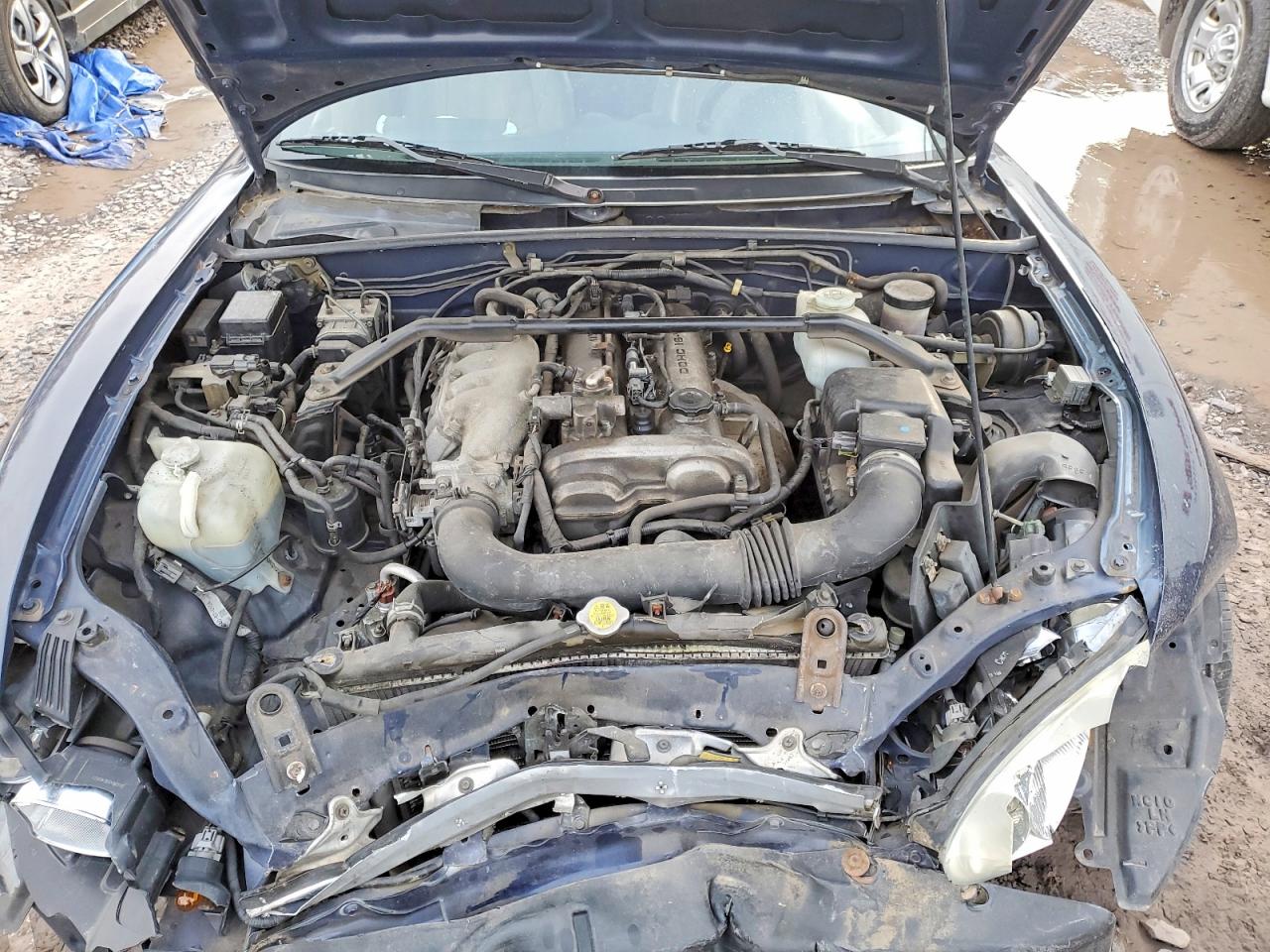 2003 Mazda Mx-5 Miata Blue vin: JM1NB353130307489