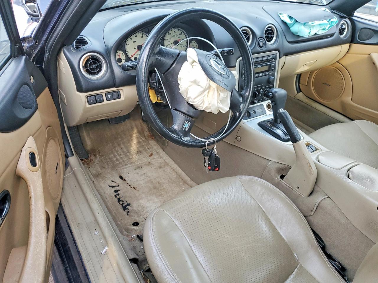 2003 Mazda Mx-5 Miata Blue vin: JM1NB353130307489