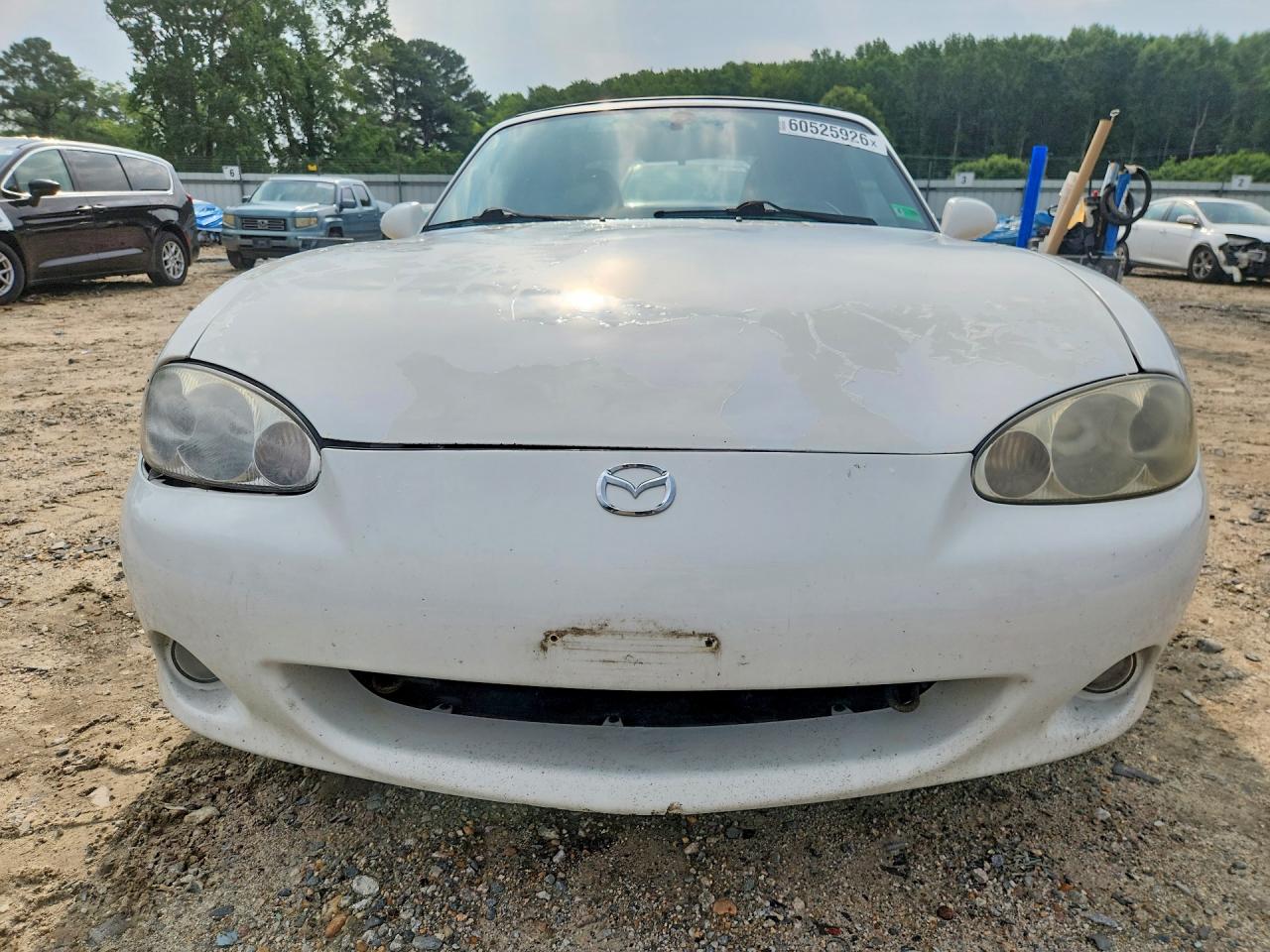 2003 Mazda Mx-5 Miata Base White vin: JM1NB353130312014